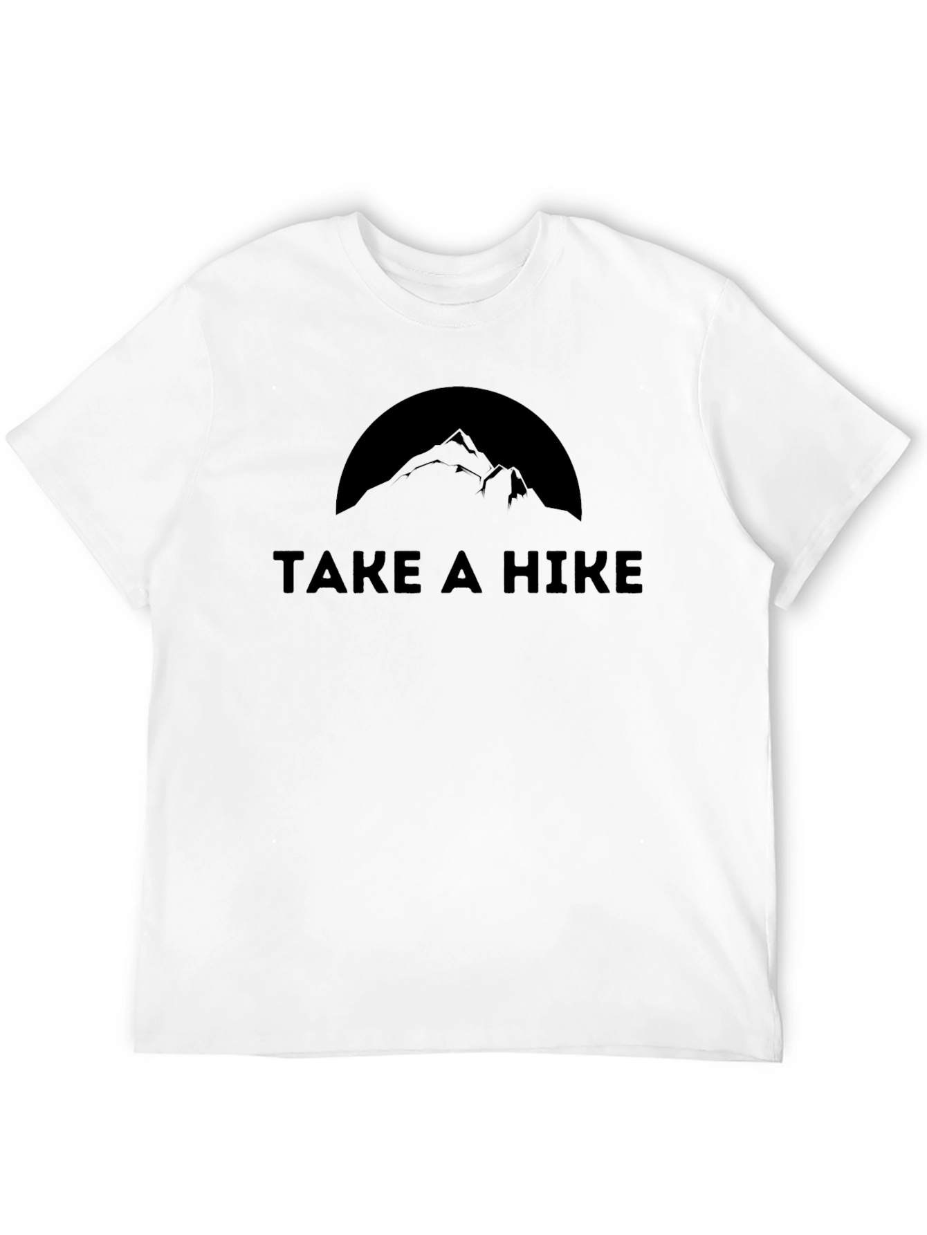 Mens Take a Hike Graphic Tee - Black