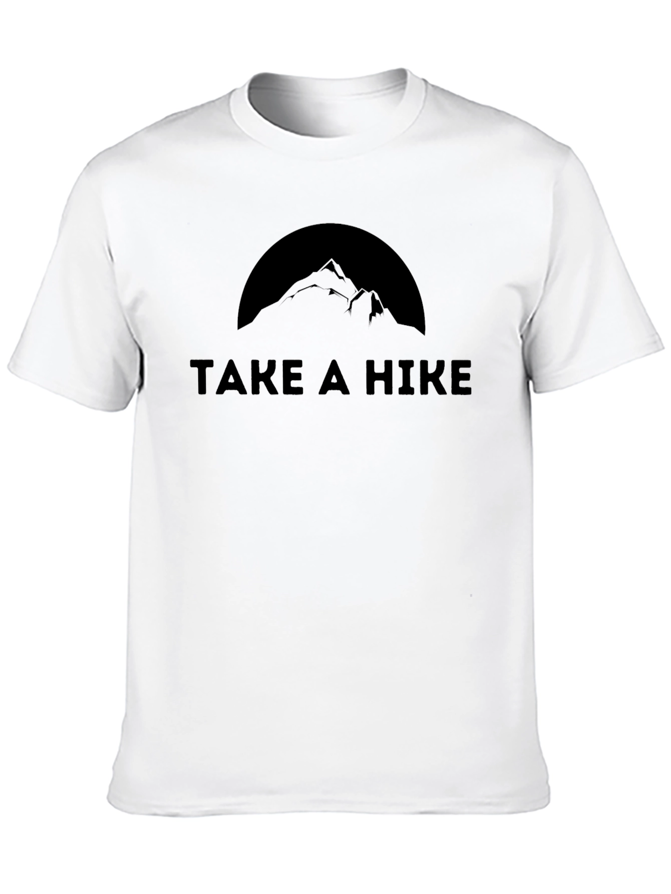 Mens Take a Hike Graphic Tee - Black