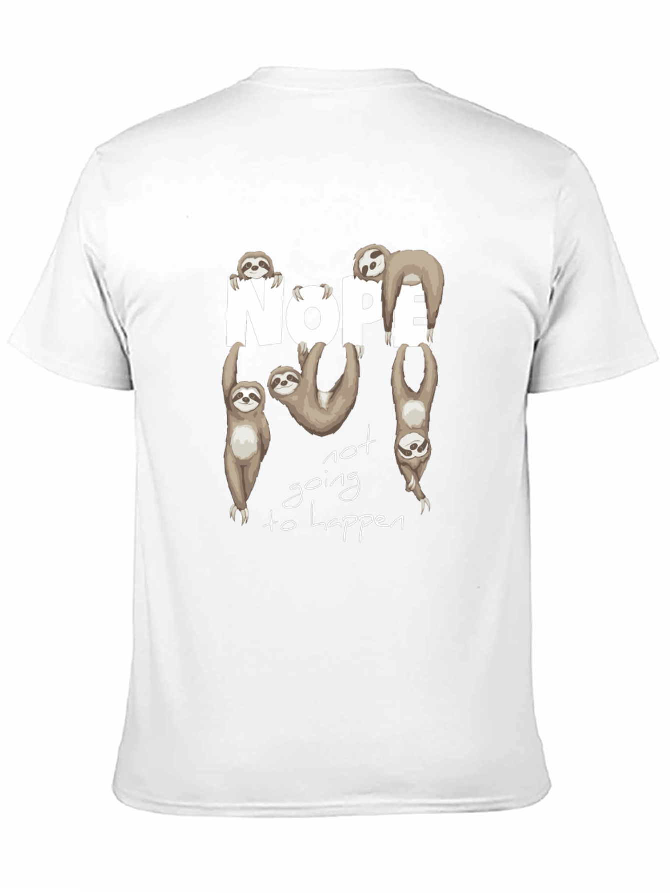 Sloth Nope T-Shirt - Funny & Relaxed Vibe