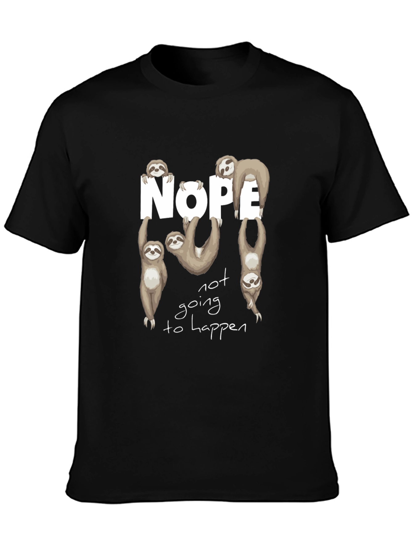 Sloth Nope T-Shirt - Funny & Relaxed Vibe