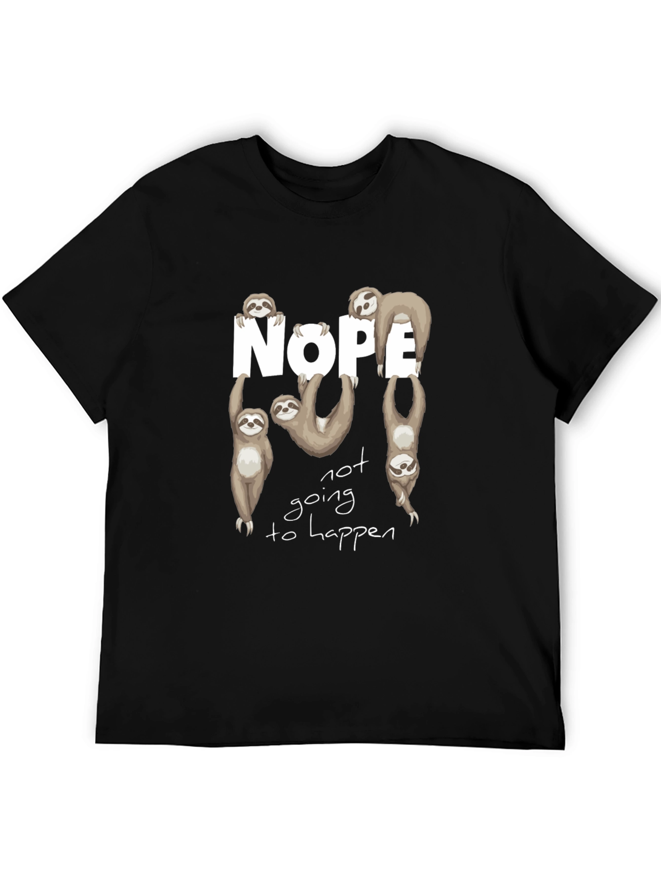 Sloth Nope T-Shirt - Funny & Relaxed Vibe