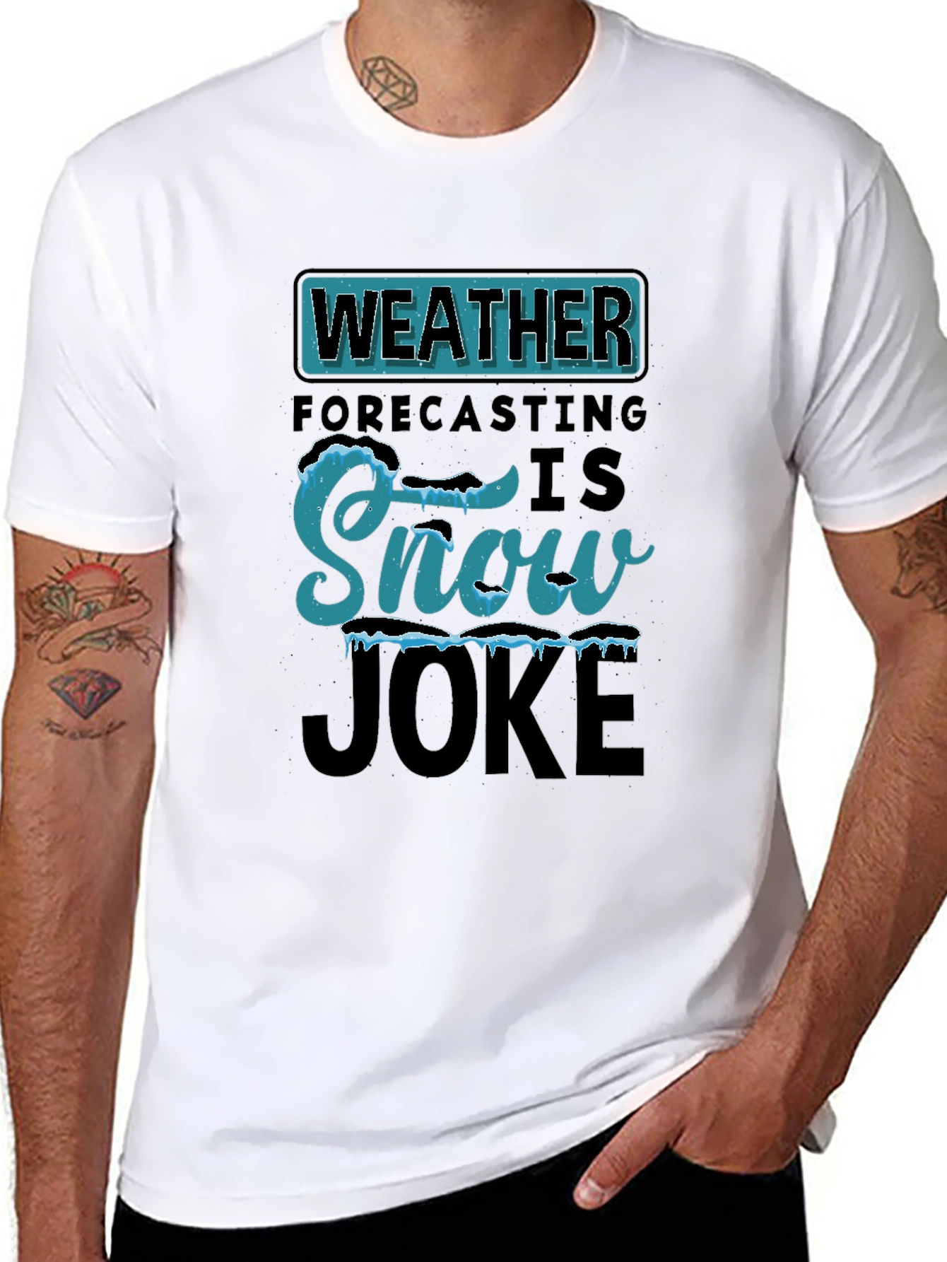 Weather Forecasting Snow Joke T-Shirt
