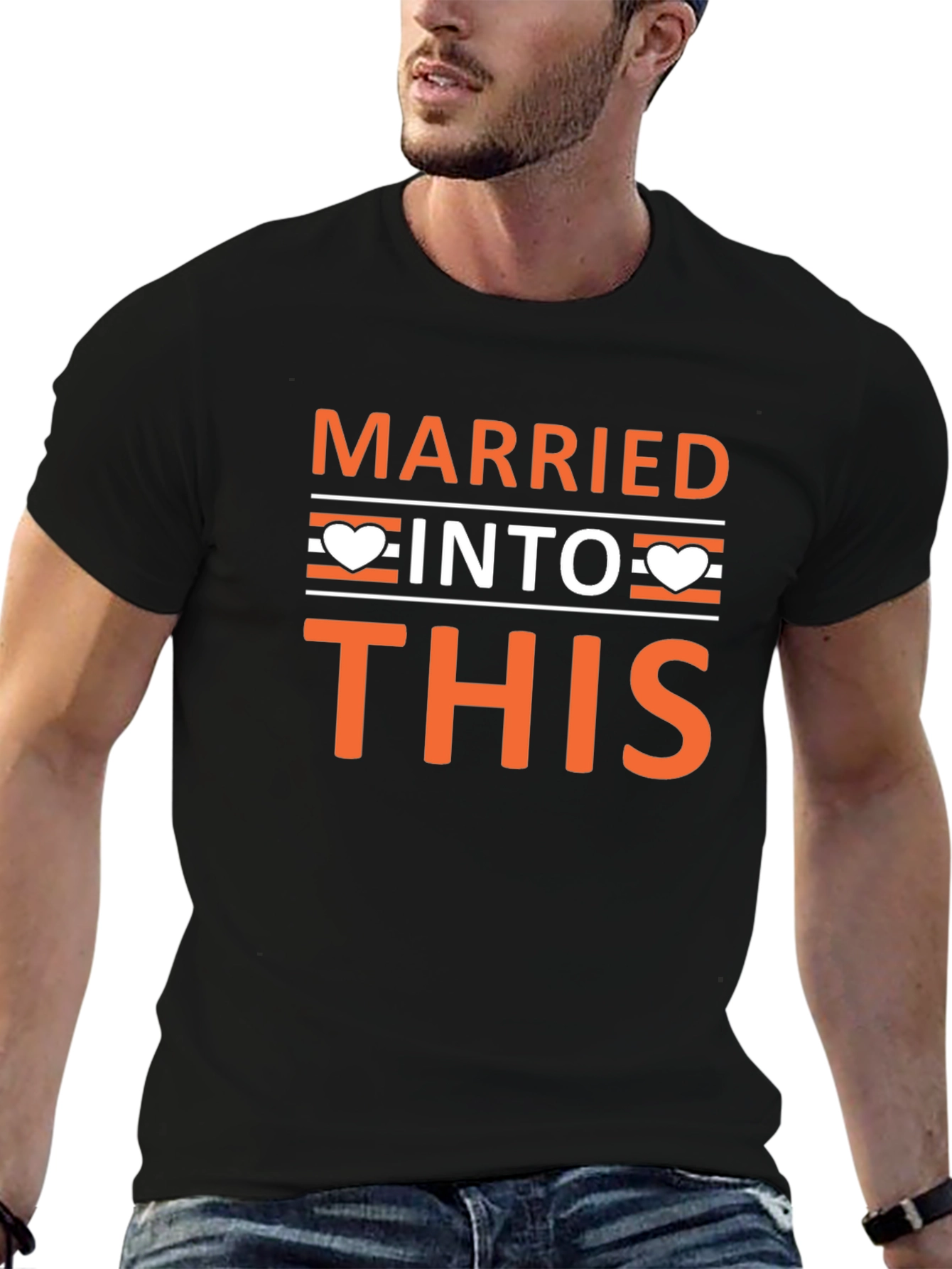 Married Into This Graphic Tee - Black