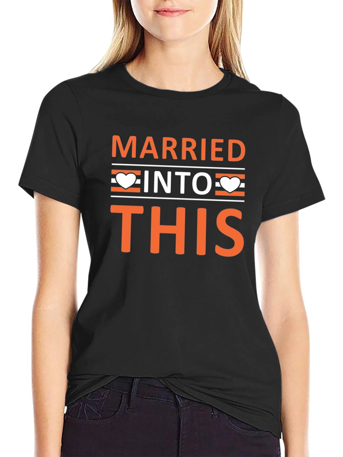 Married Into This Graphic Tee - Black