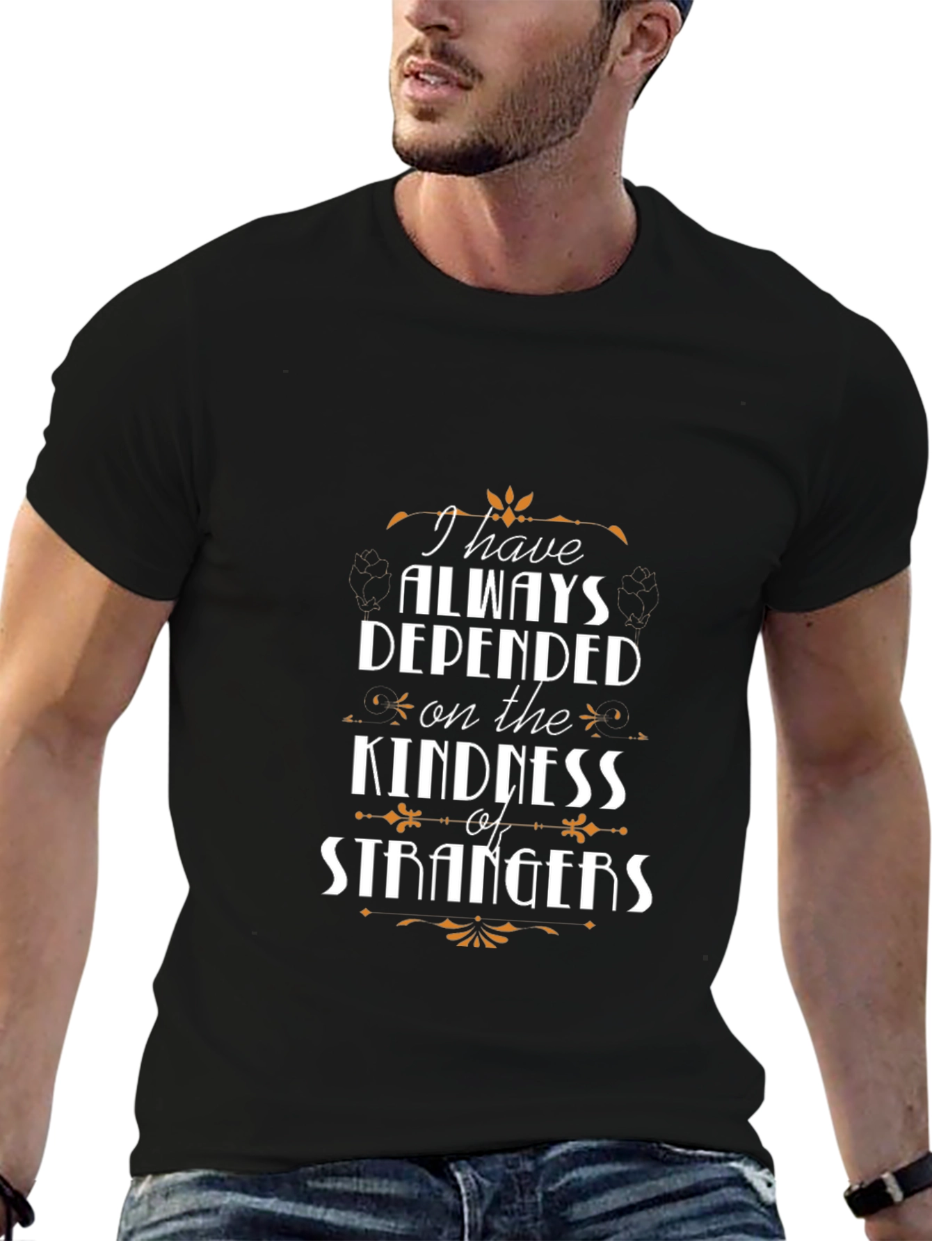 Kindness of Strangers Black T-Shirt