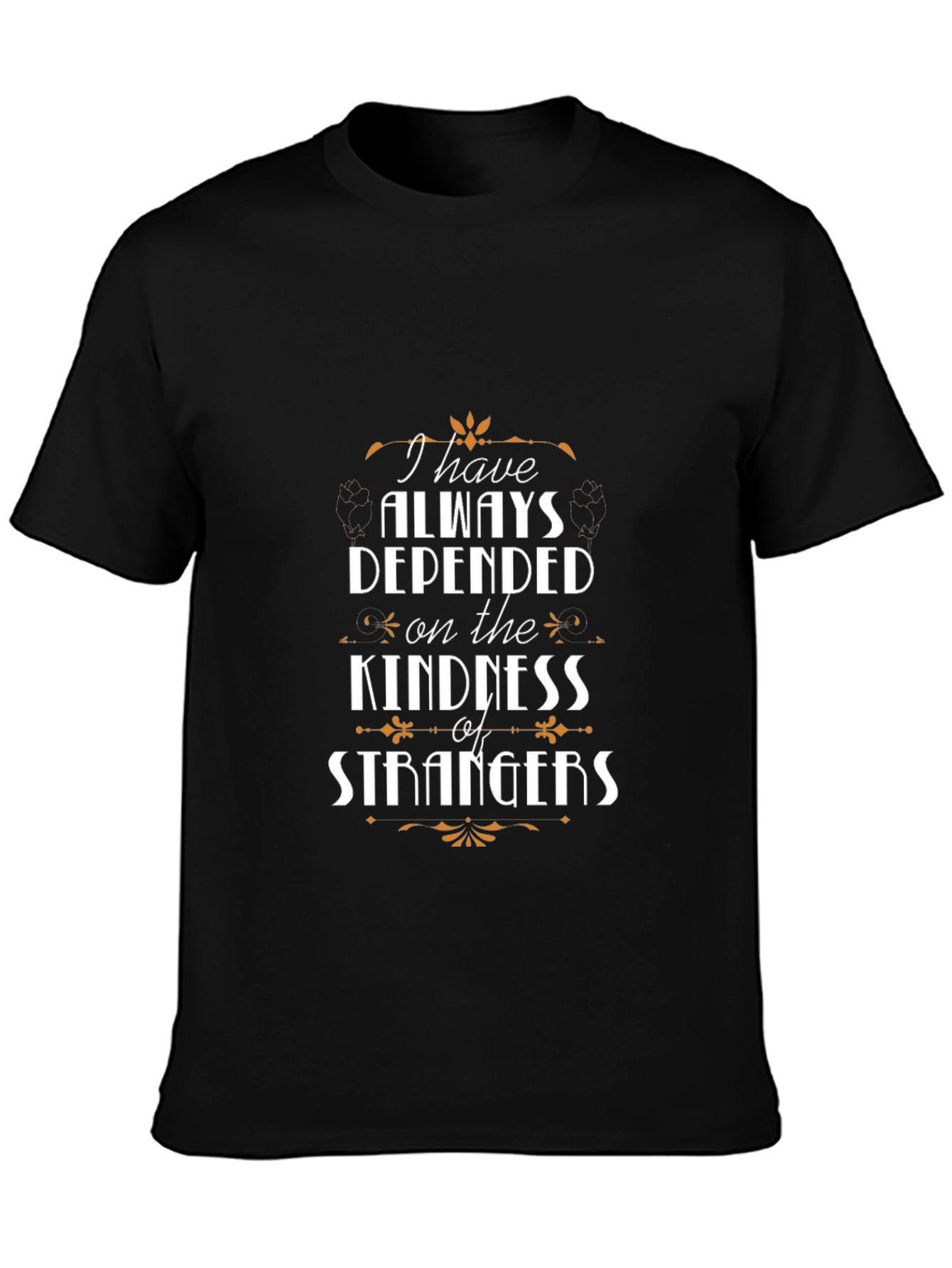 Kindness of Strangers Black T-Shirt