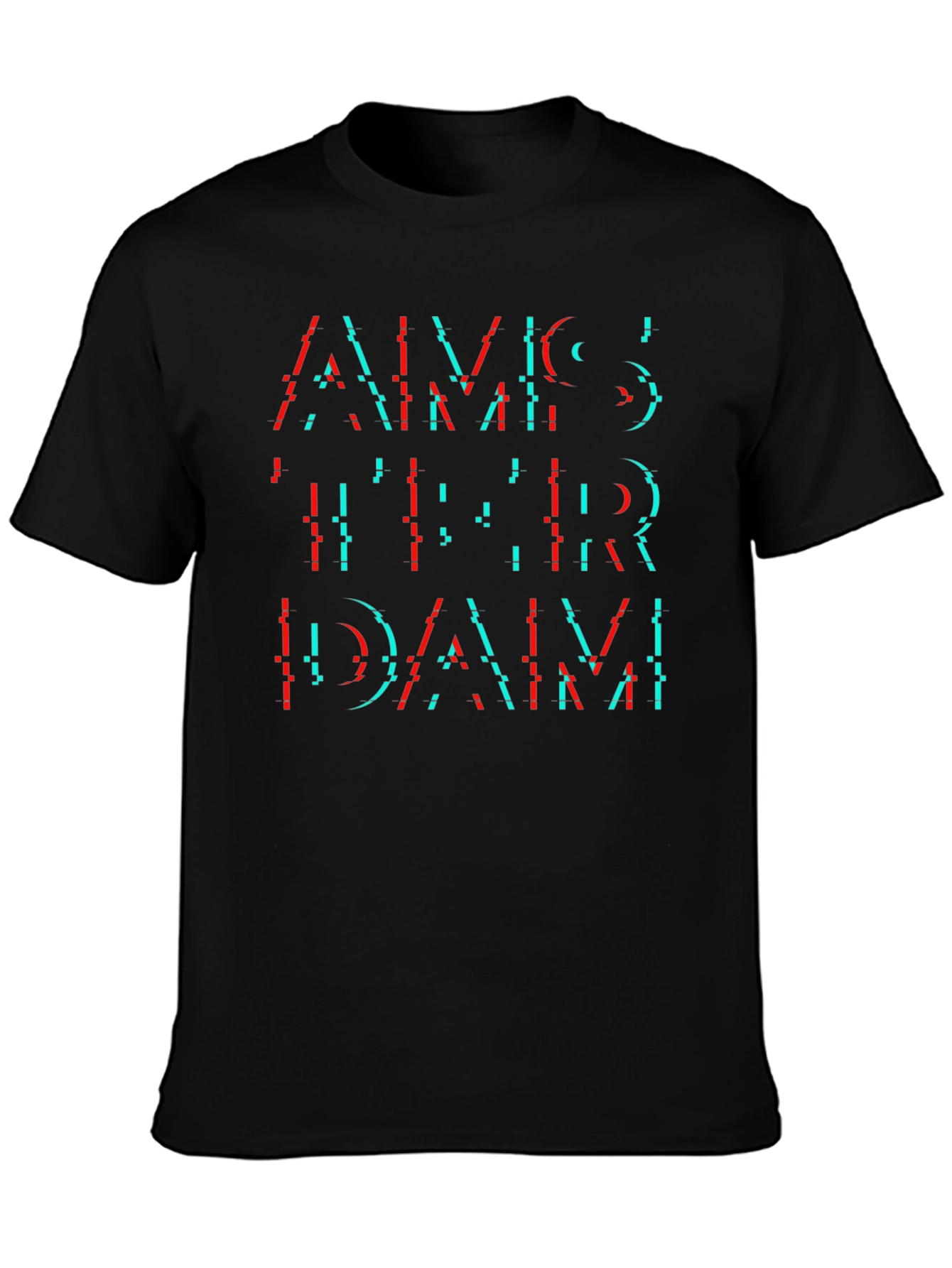 Amsterdam Glitch T-Shirt - Modern Graphic Tee
