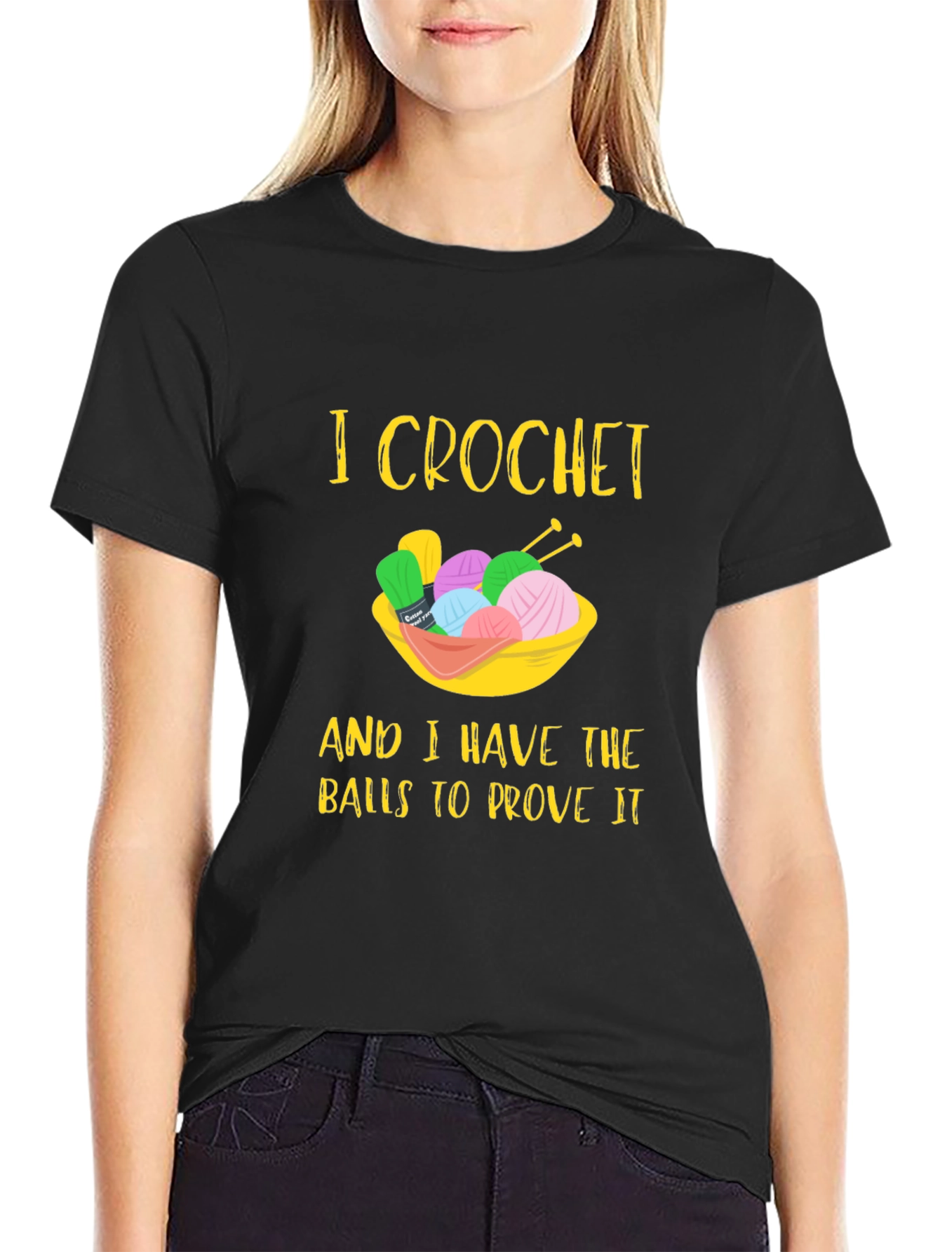 I Crochet Balls Graphic T-Shirt