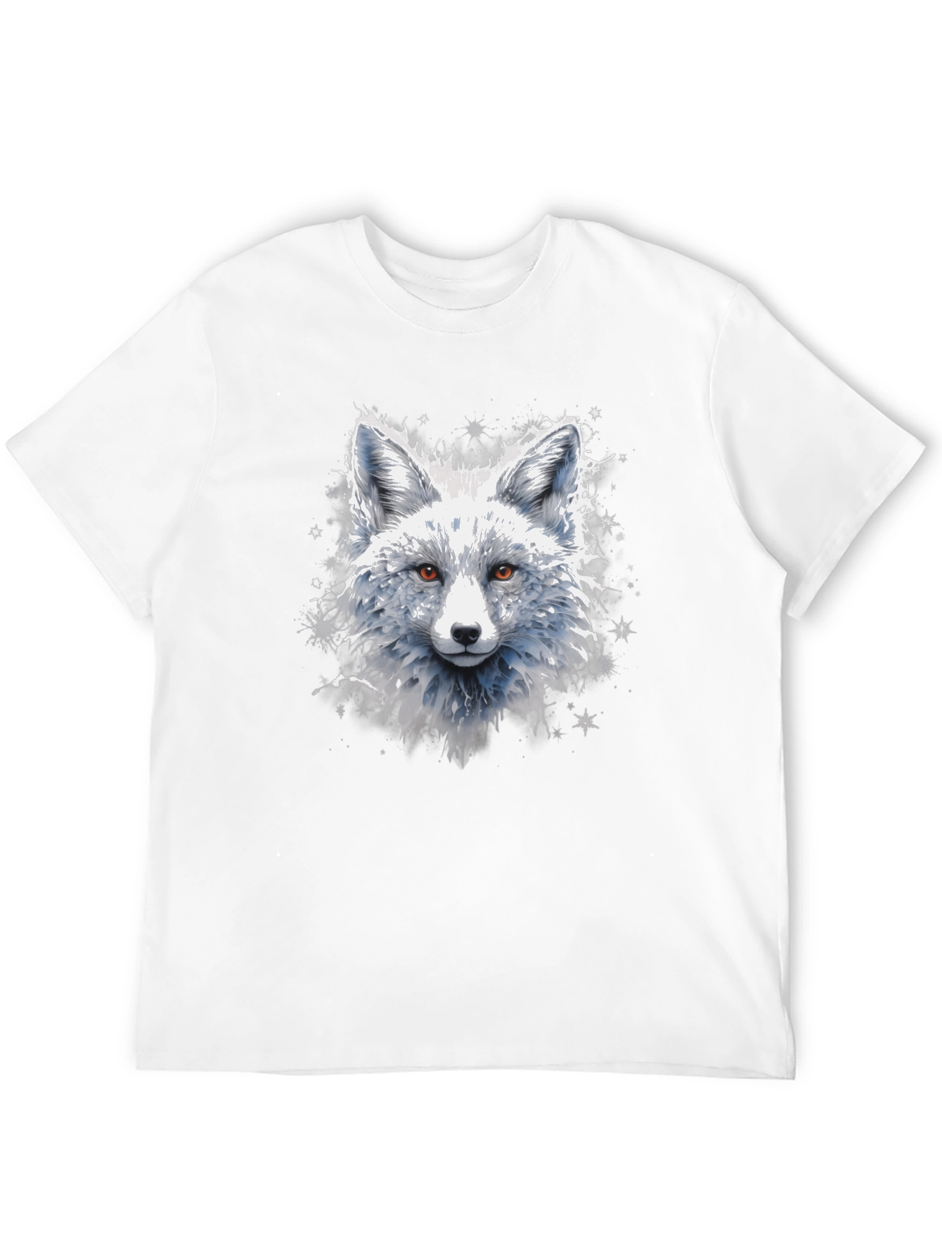 Arctic Fox Graphic Tee - Stylish Animal Print Shirt