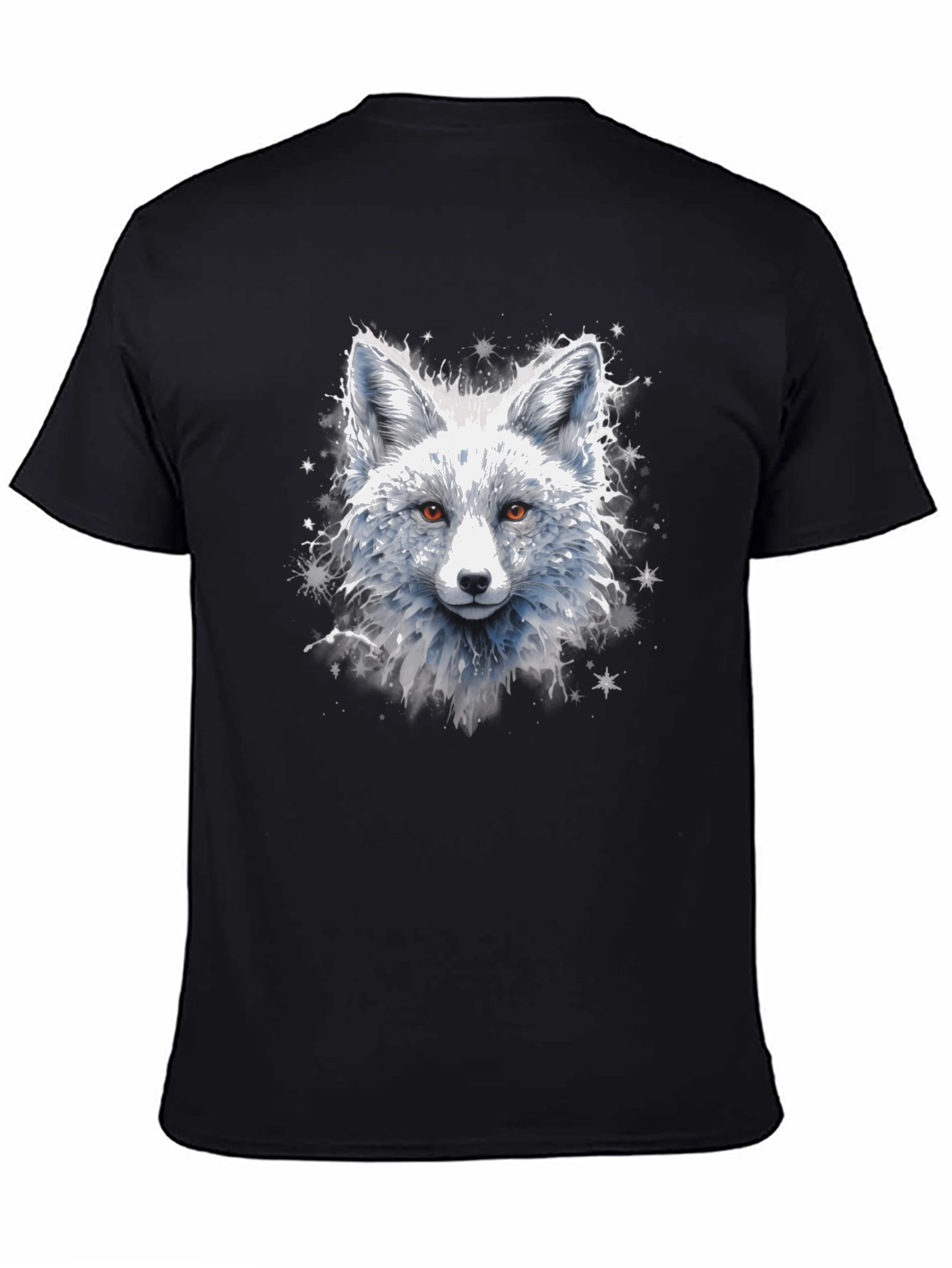 Arctic Fox Graphic Tee - Stylish Animal Print Shirt