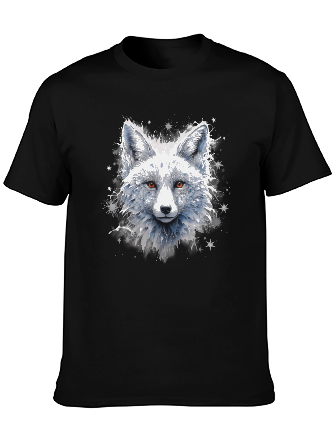 Arctic Fox Graphic Tee - Stylish Animal Print Shirt