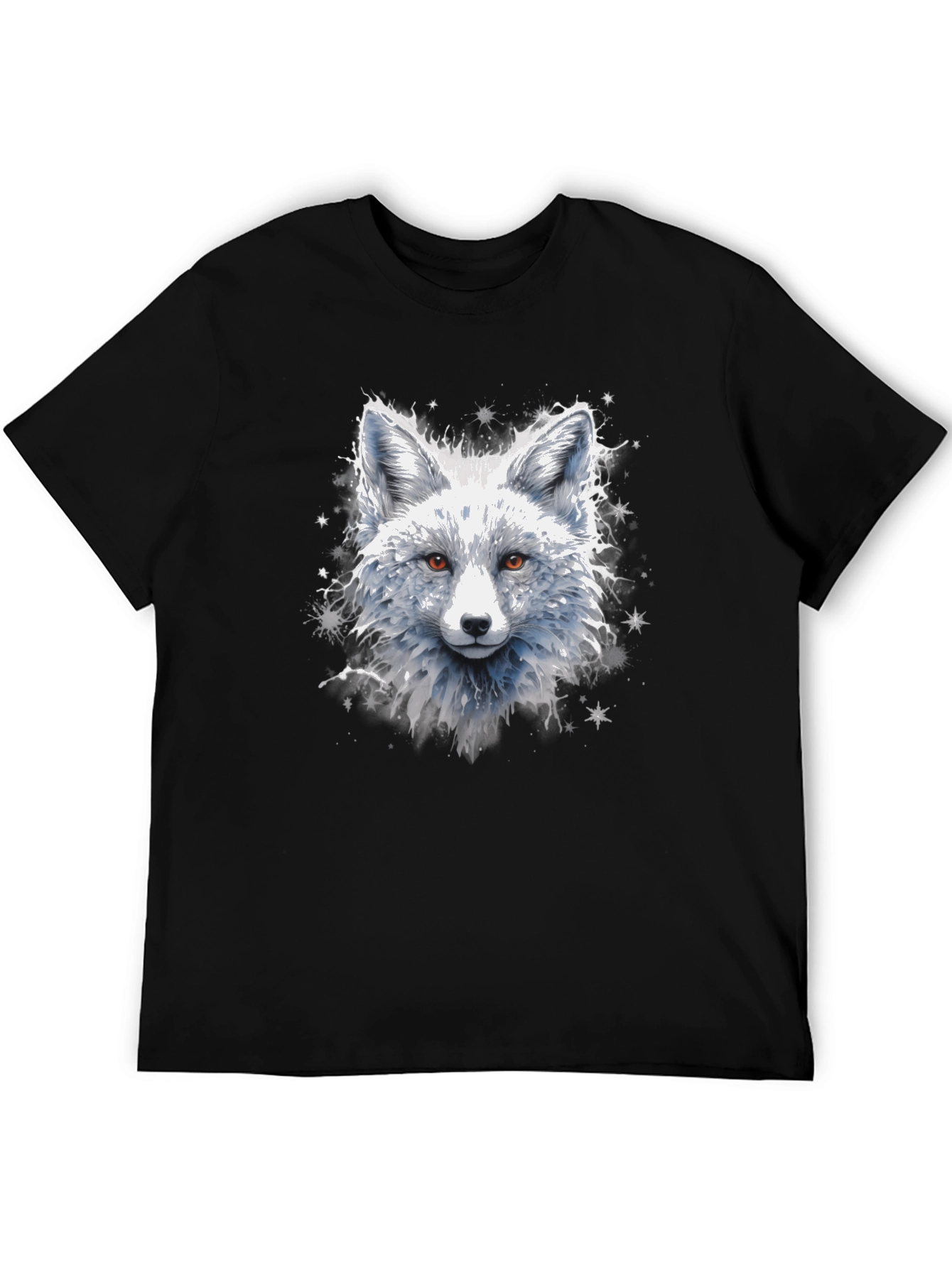 Arctic Fox Graphic Tee - Stylish Animal Print Shirt