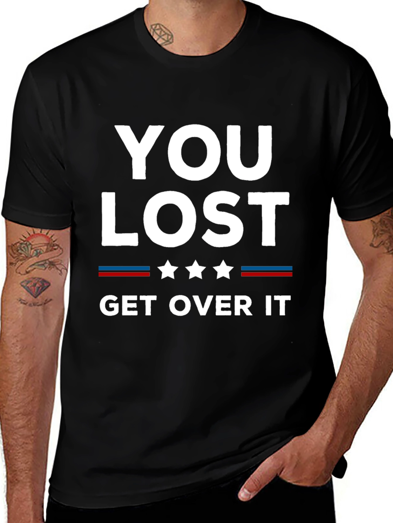 You Lost Get Over It Graphic T-Shirt