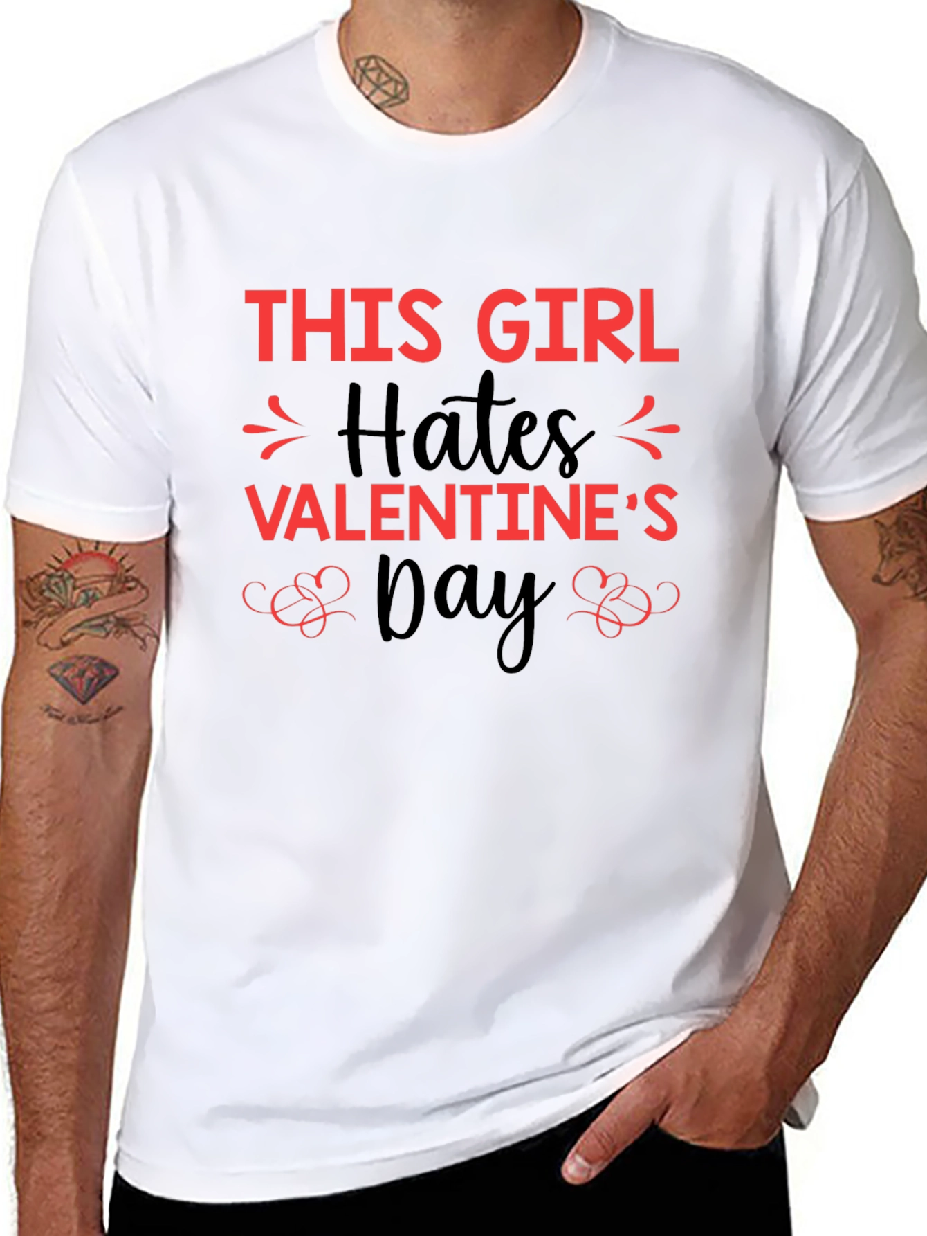 Valentines Day Hater Graphic Tee