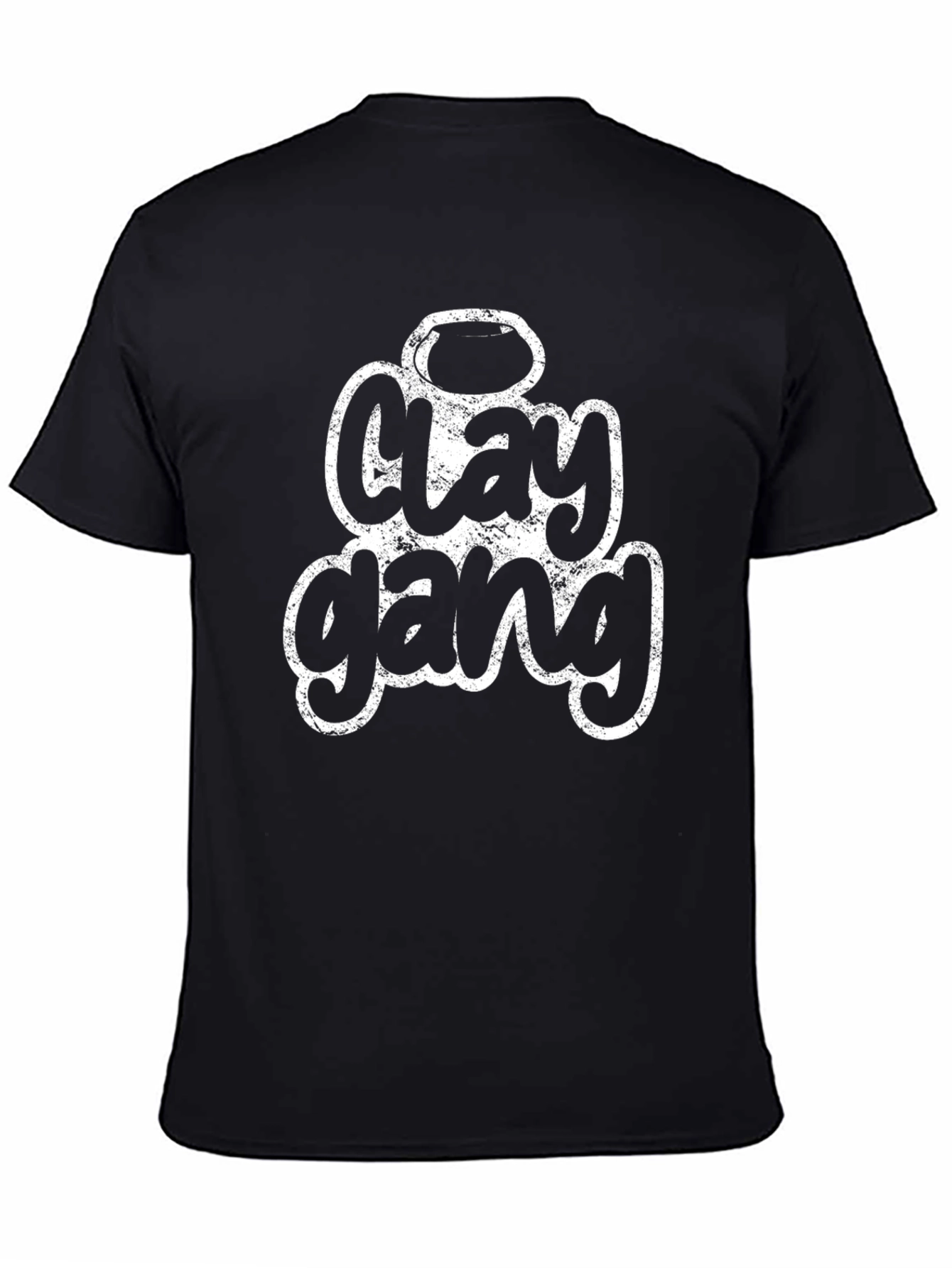 Clay Gang Graphic Tee - Unisex Black T-Shirt
