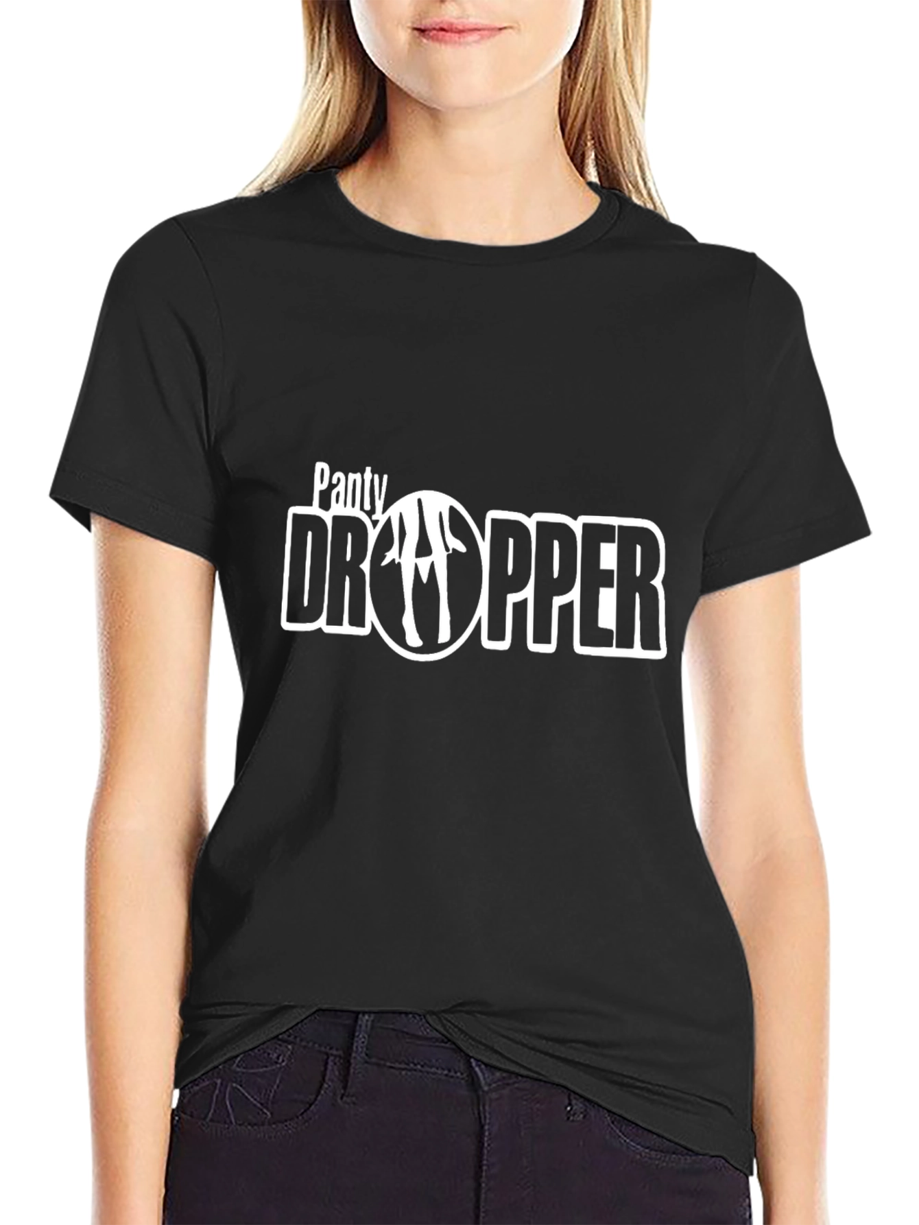 Panty Dropper Graphic T-Shirt - Black