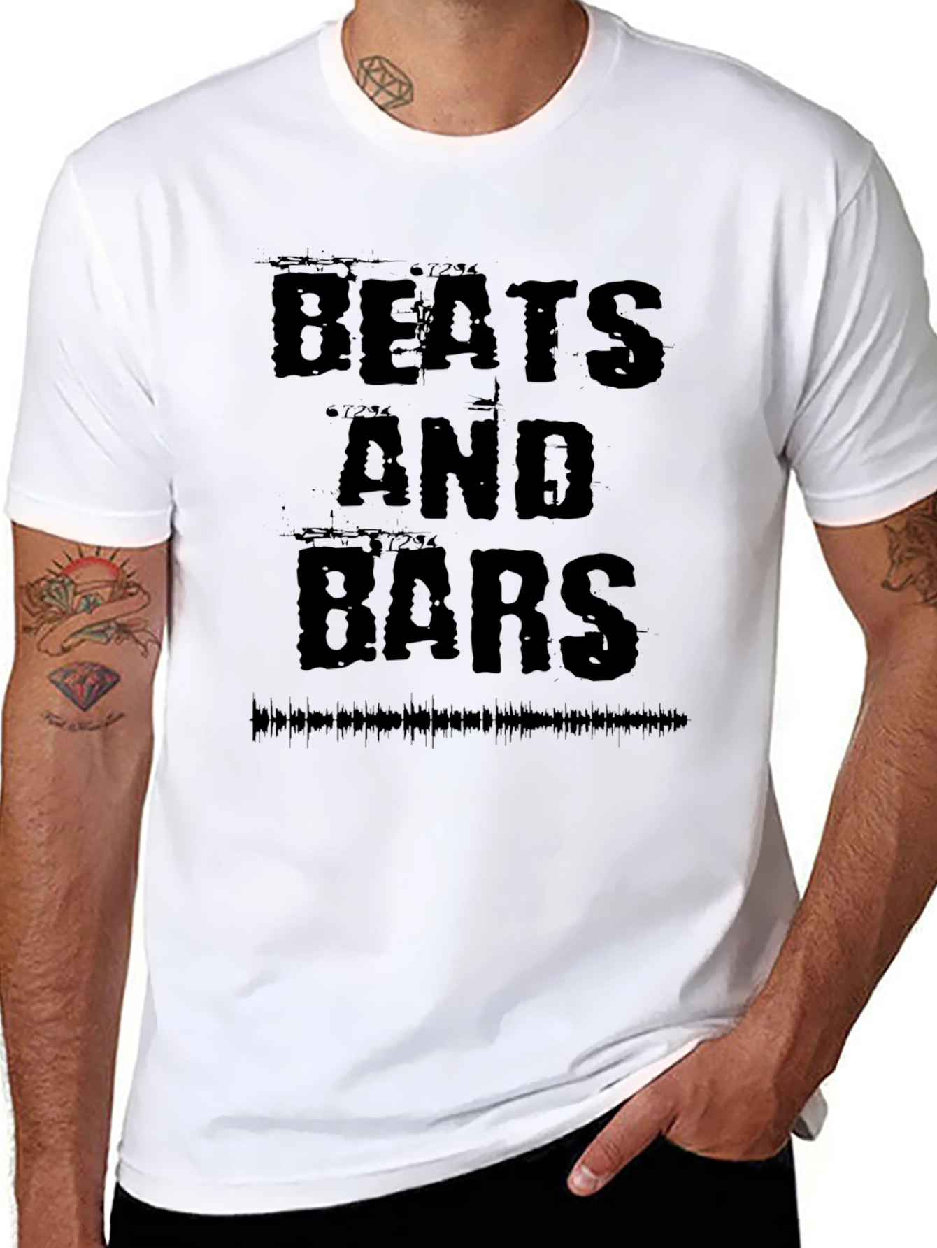 Beats and Bars Graphic T-Shirt