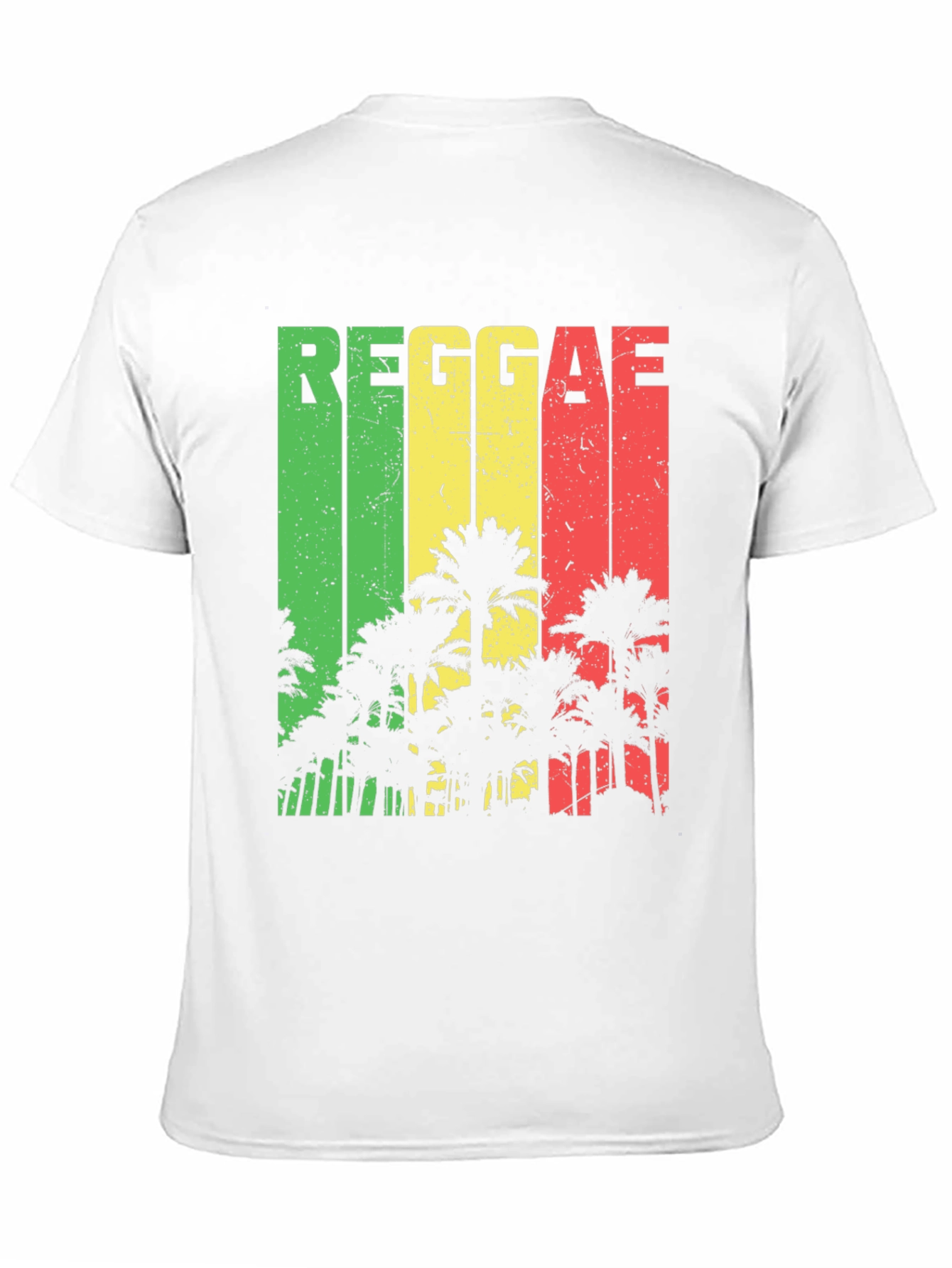 Reggae Palm Tree Graphic T-Shirt
