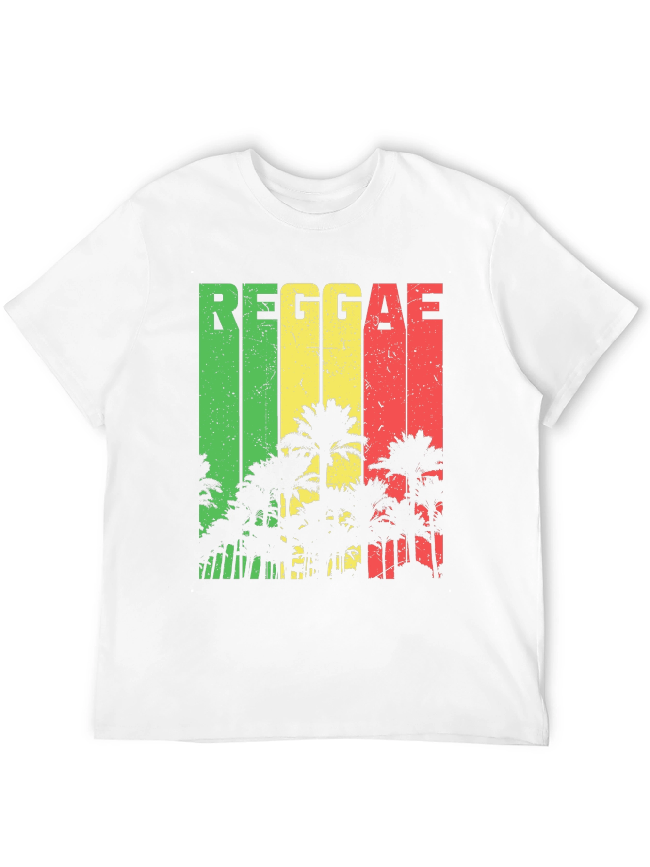 Reggae Palm Tree Graphic T-Shirt