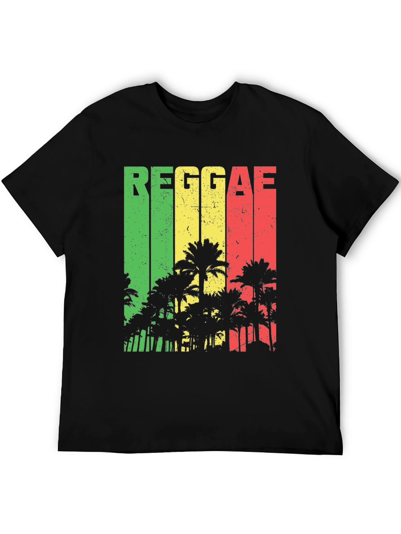 Reggae Palm Tree Graphic T-Shirt