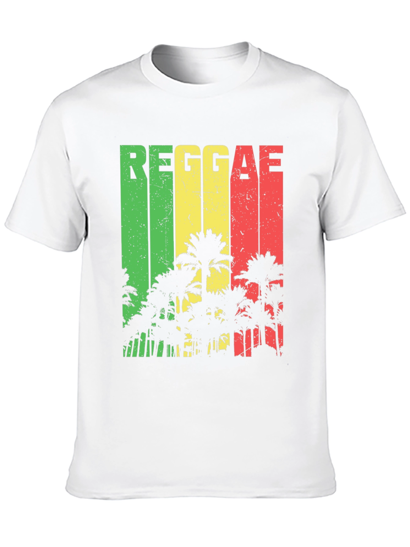Reggae Palm Tree Graphic T-Shirt