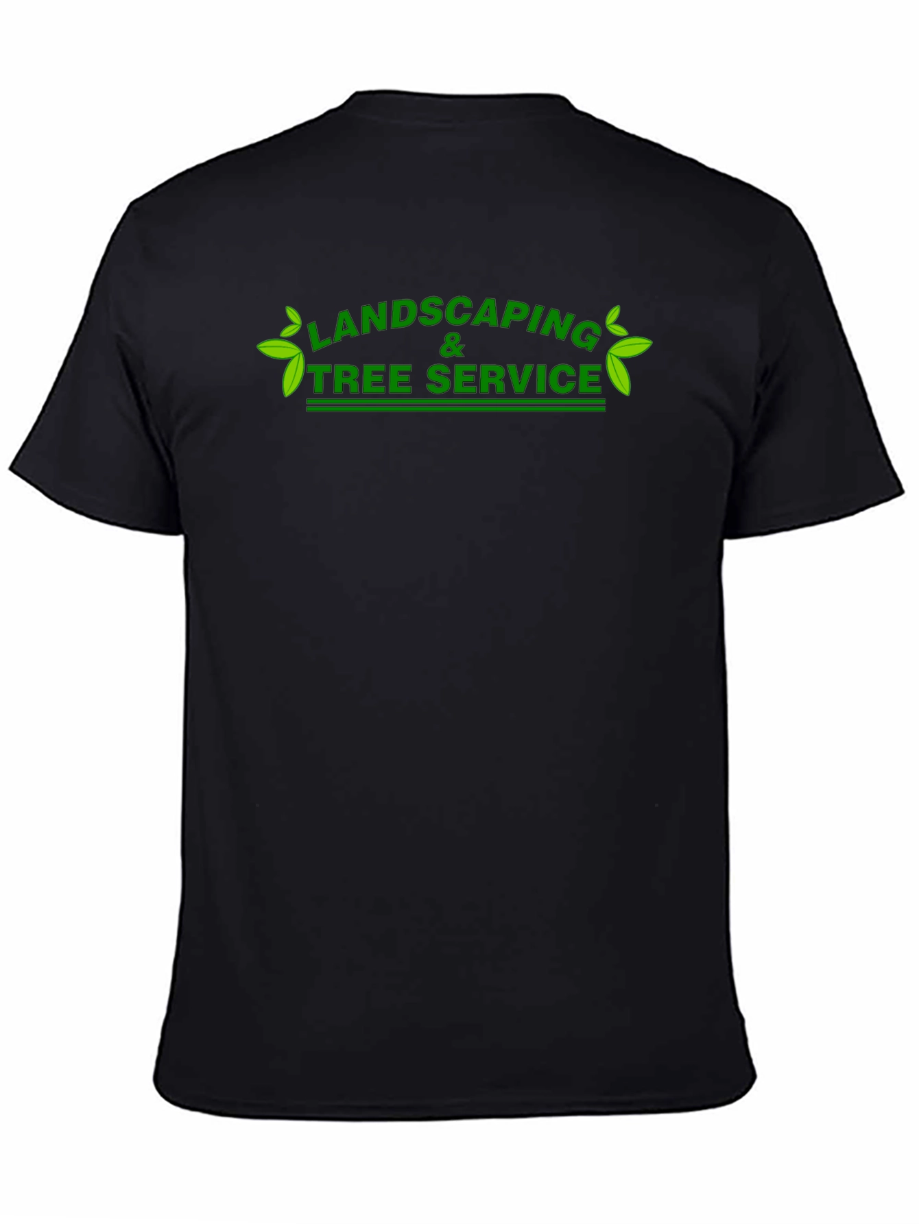 Landscaping Tree Service T-Shirt - Black