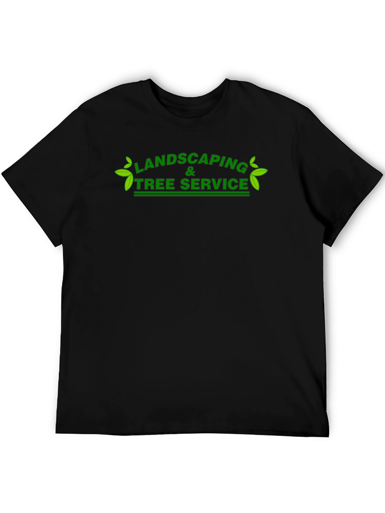 Landscaping Tree Service T-Shirt - Black