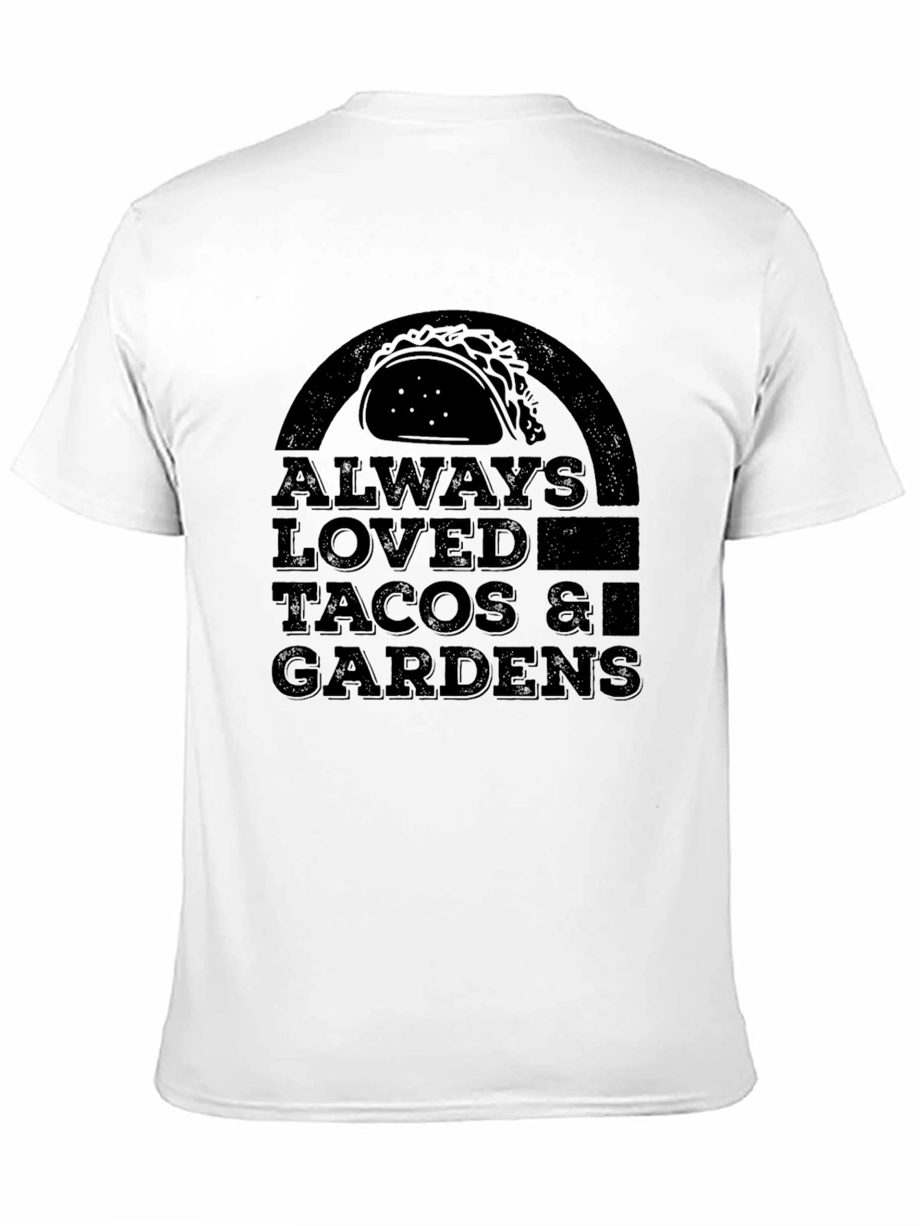 Tacos & Gardens Graphic T-Shirt - Mens Black Tee