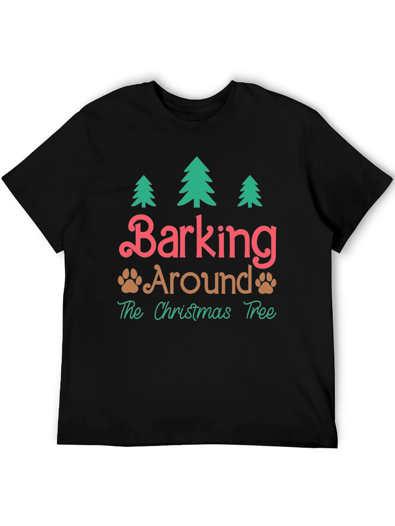 Festive Barking Around Christmas T-Shirt
