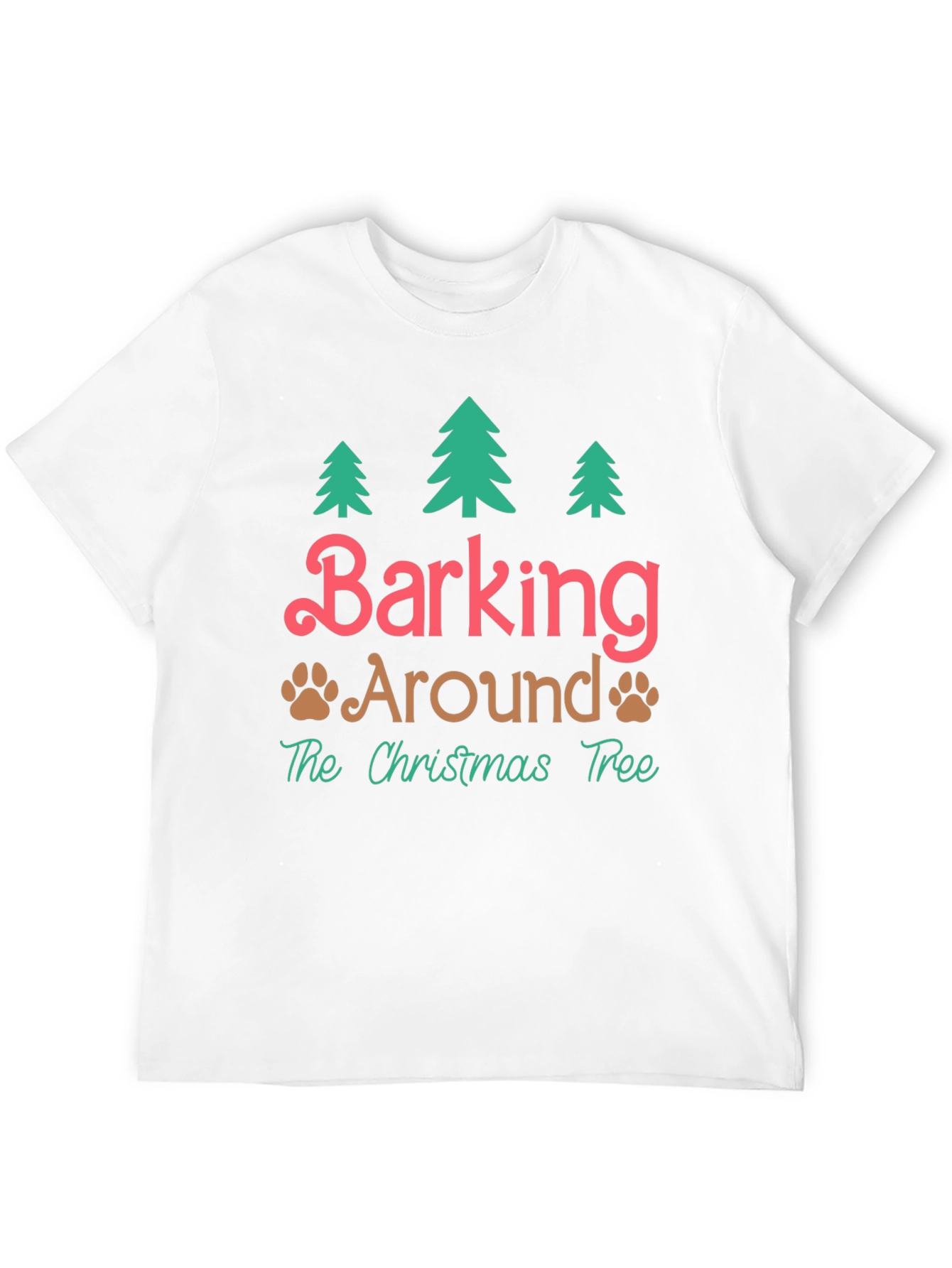 Festive Barking Around Christmas T-Shirt