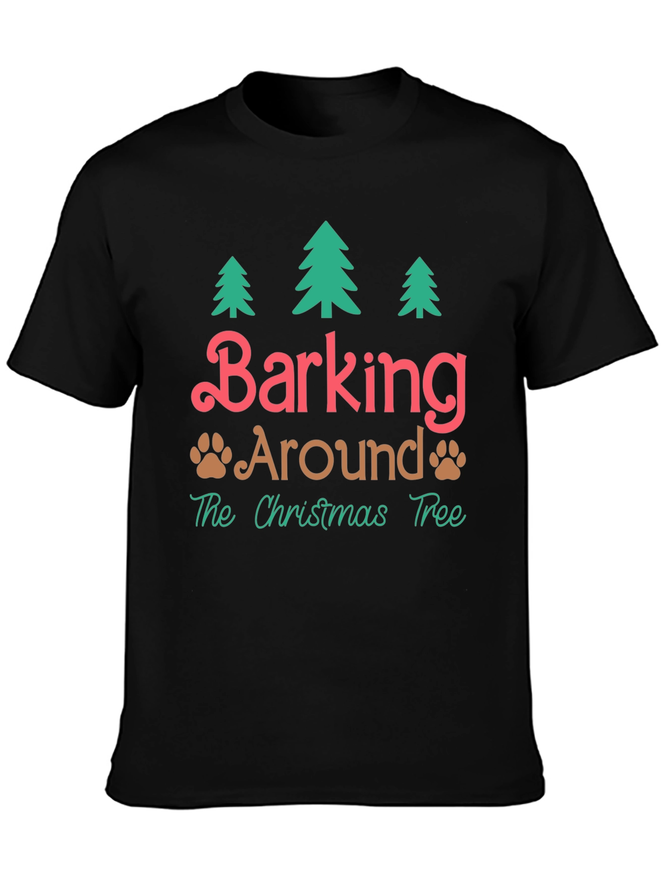 Festive Barking Around Christmas T-Shirt