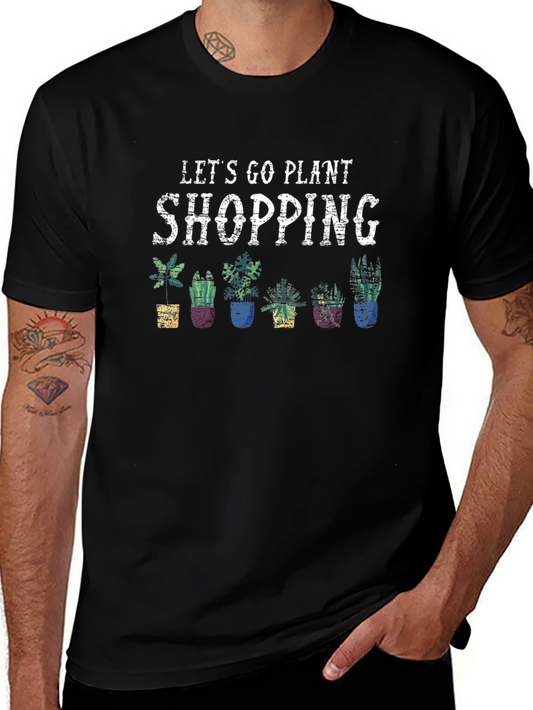 Plant Shopping T-Shirt - Fun Gardener Tee