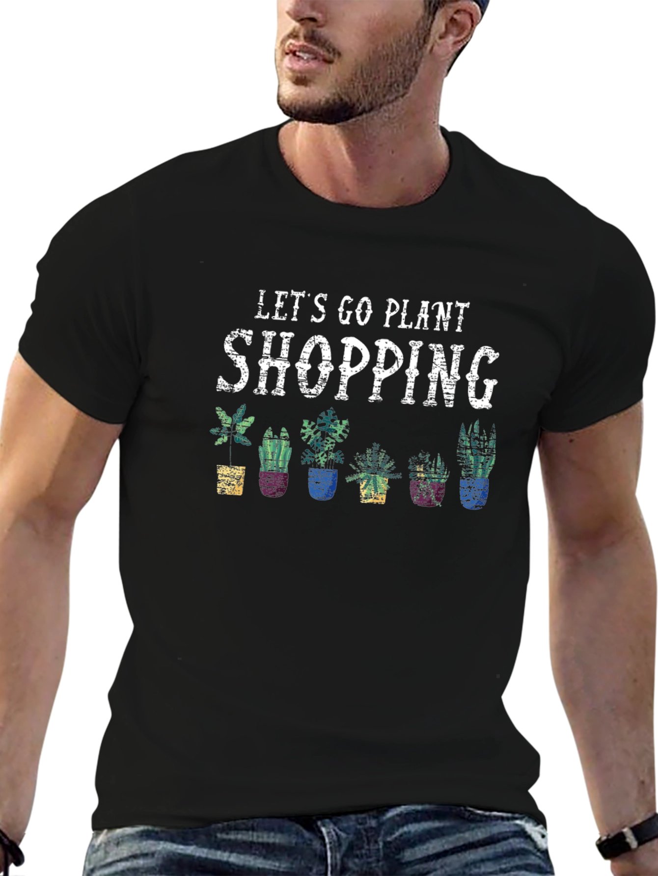 Plant Shopping T-Shirt - Fun Gardener Tee