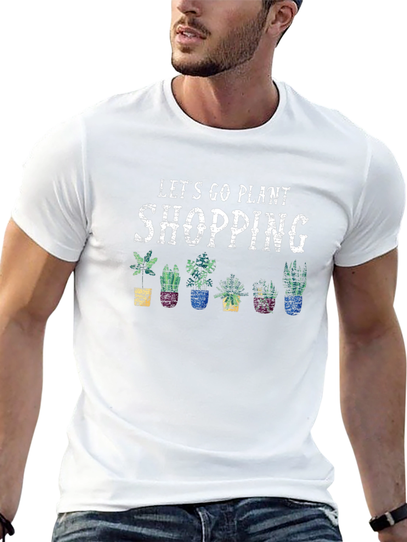 Plant Shopping T-Shirt - Fun Gardener Tee
