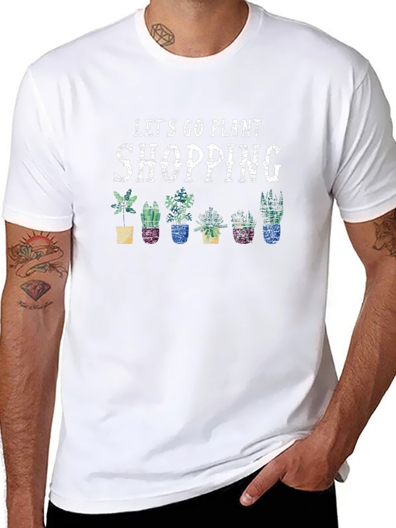 Plant Shopping T-Shirt - Fun Gardener Tee