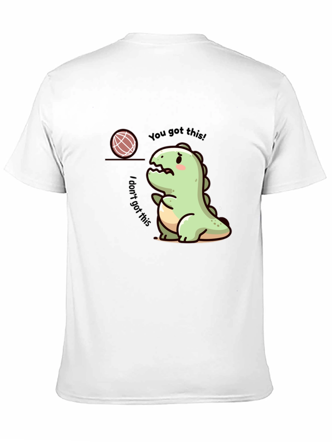 Dino Doubts T-Shirt - Cute and Relatable