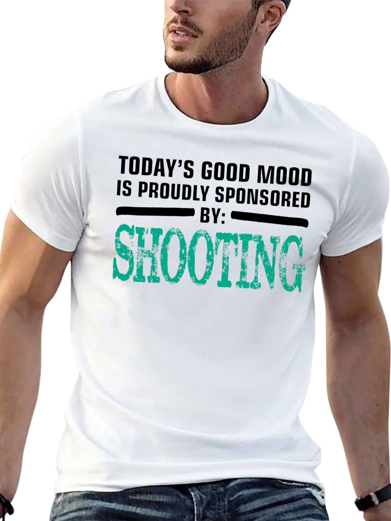 Todays Good Mood Sponsored by Shooting T-Shirt