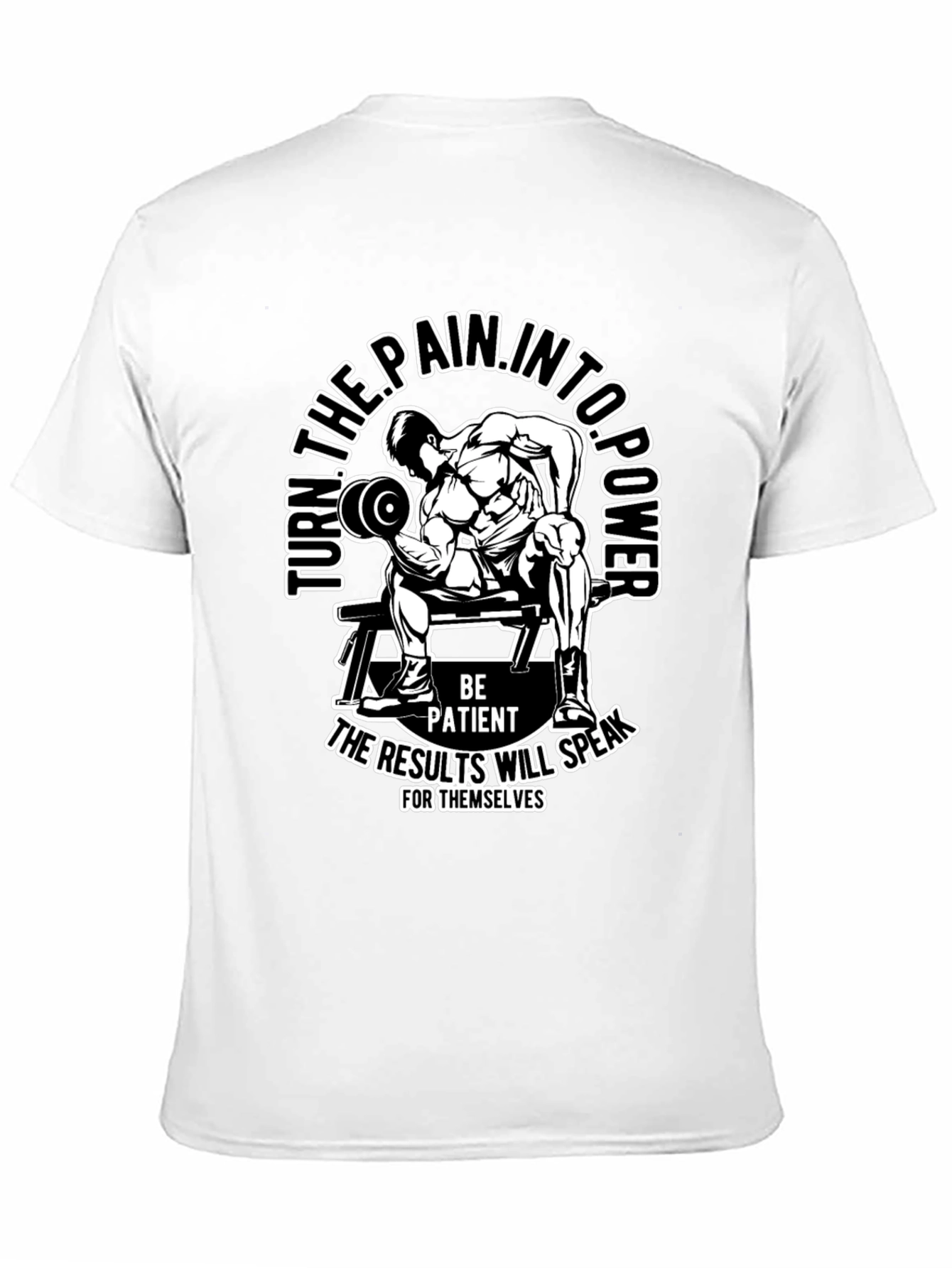 Motivational Gym T-Shirt: Turn Pain Into Power