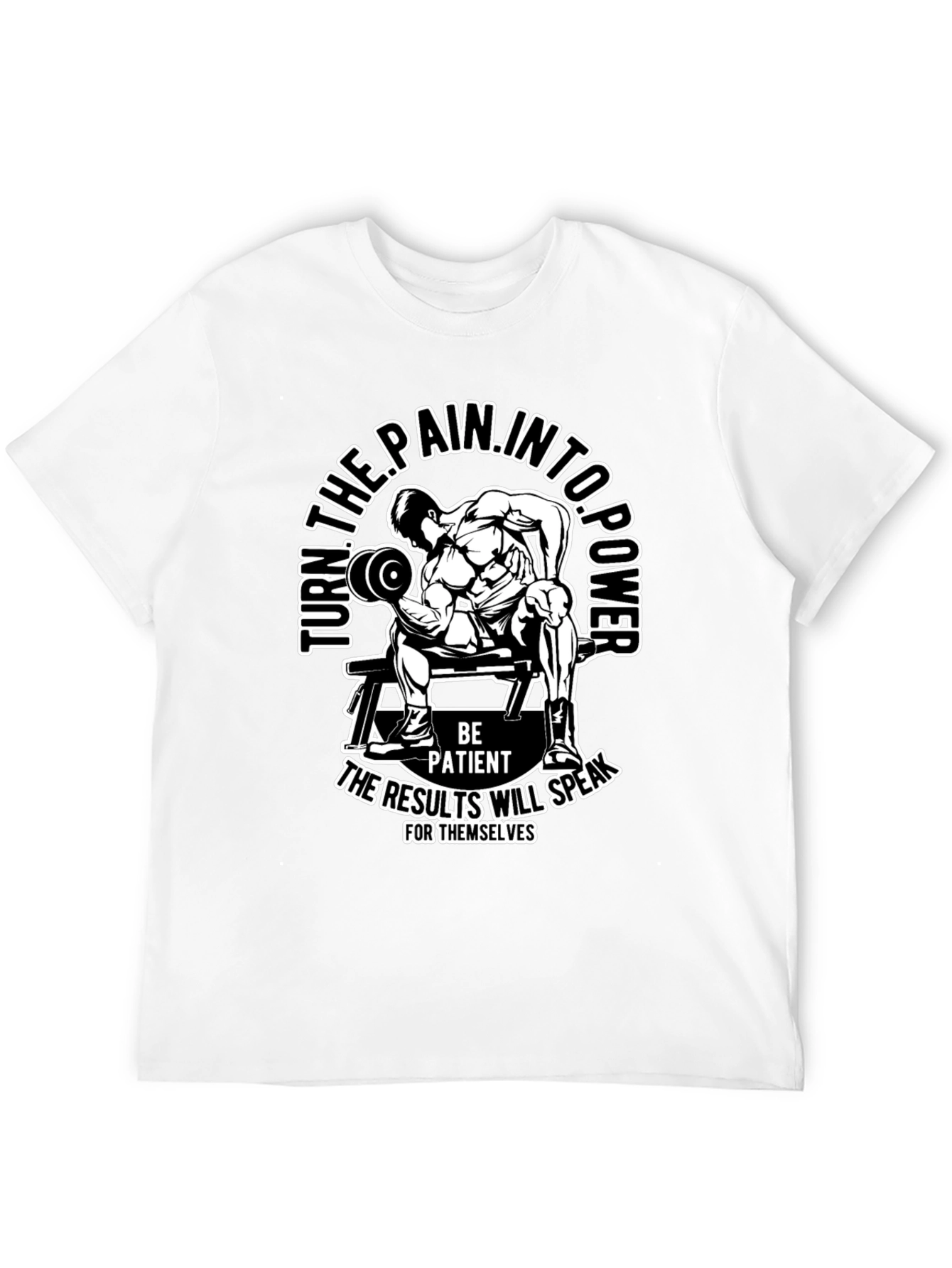 Motivational Gym T-Shirt: Turn Pain Into Power