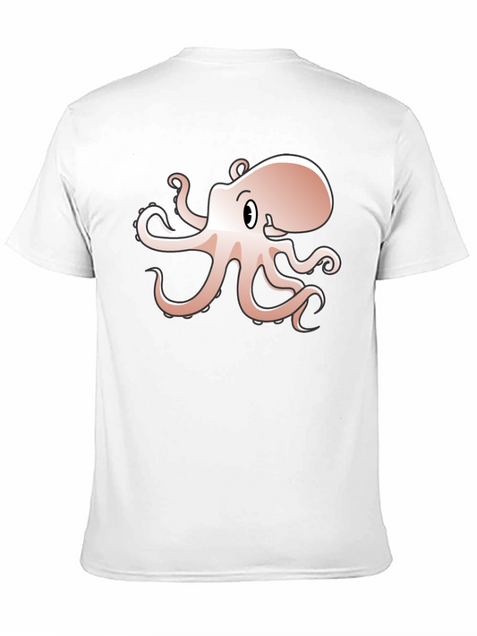 Octopus Graphic Black T-Shirt