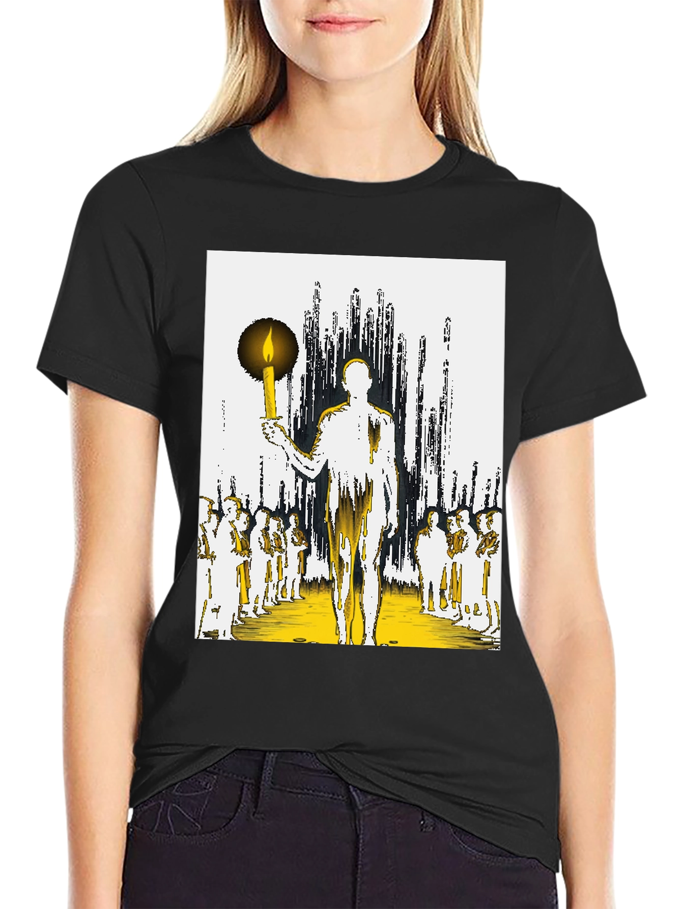 Enlightened Graphic Tee - Black