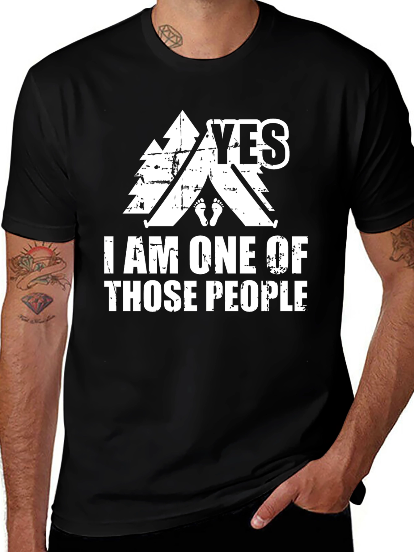 Yes I Am One Of Those People Camping T-Shirt