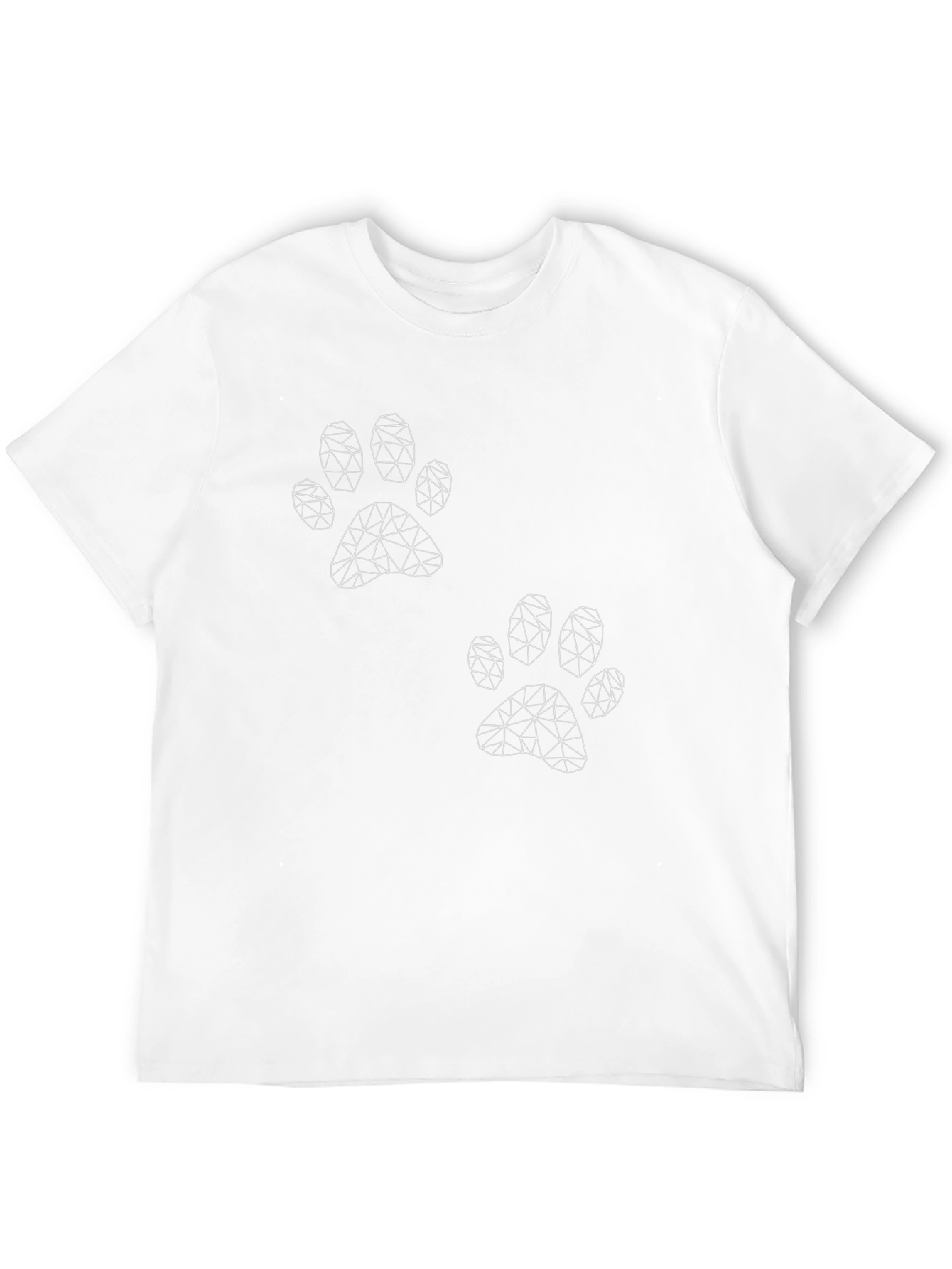 Geometric Paw Print T-Shirt
