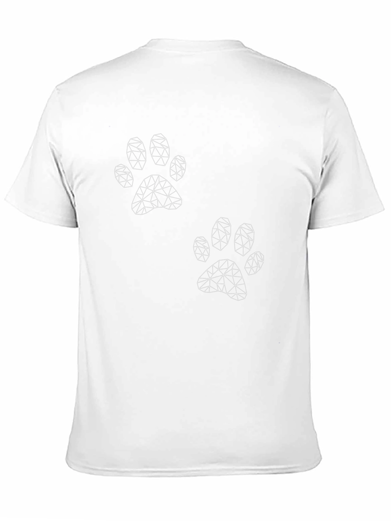 Geometric Paw Print T-Shirt