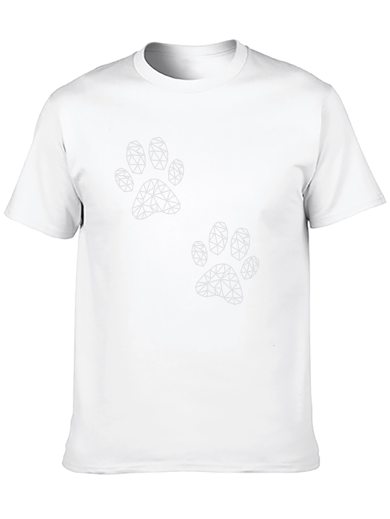 Geometric Paw Print T-Shirt