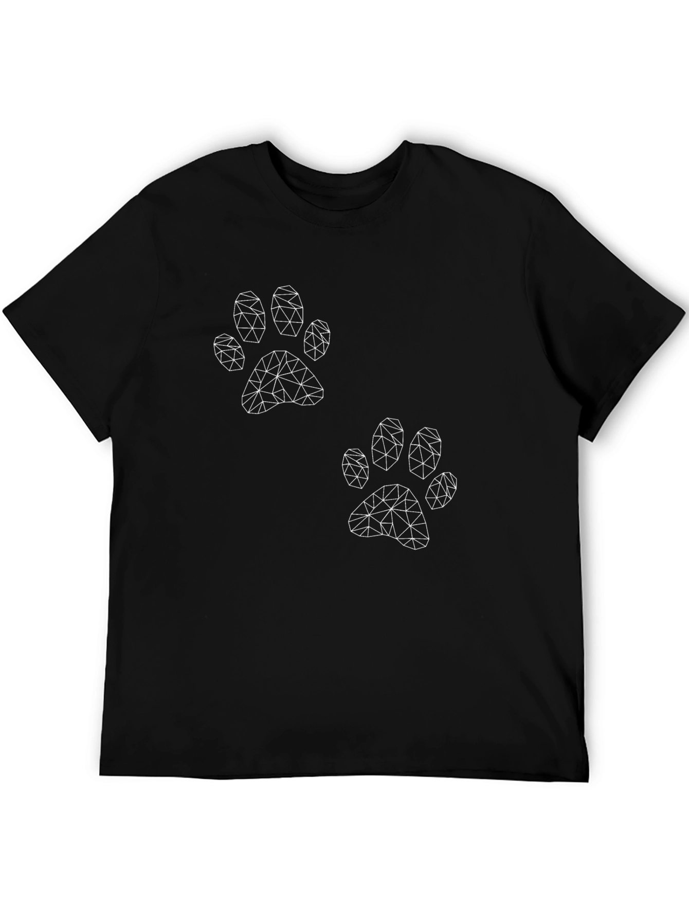 Geometric Paw Print T-Shirt