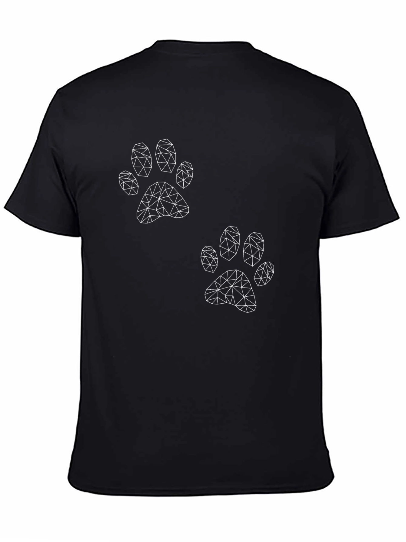 Geometric Paw Print T-Shirt