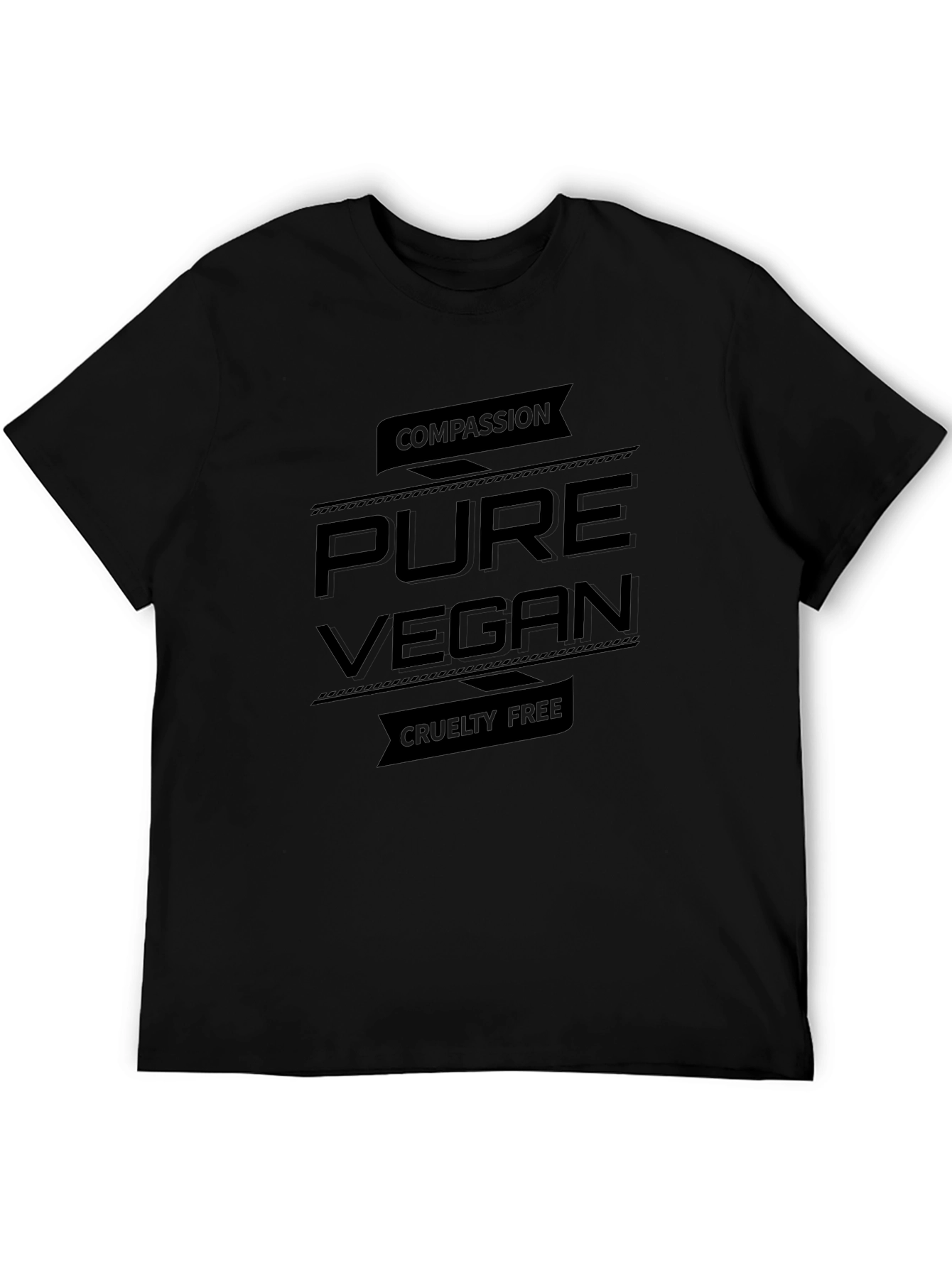 Pure Vegan Compassion Tee - Cruelty-Free Statement Shirt