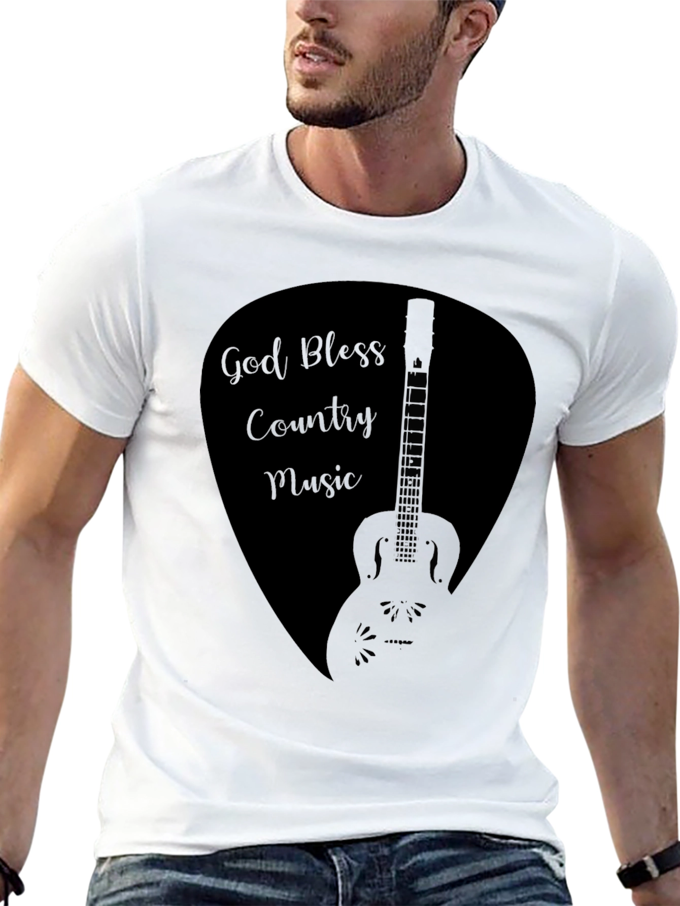 God Bless Country Music Graphic Tee