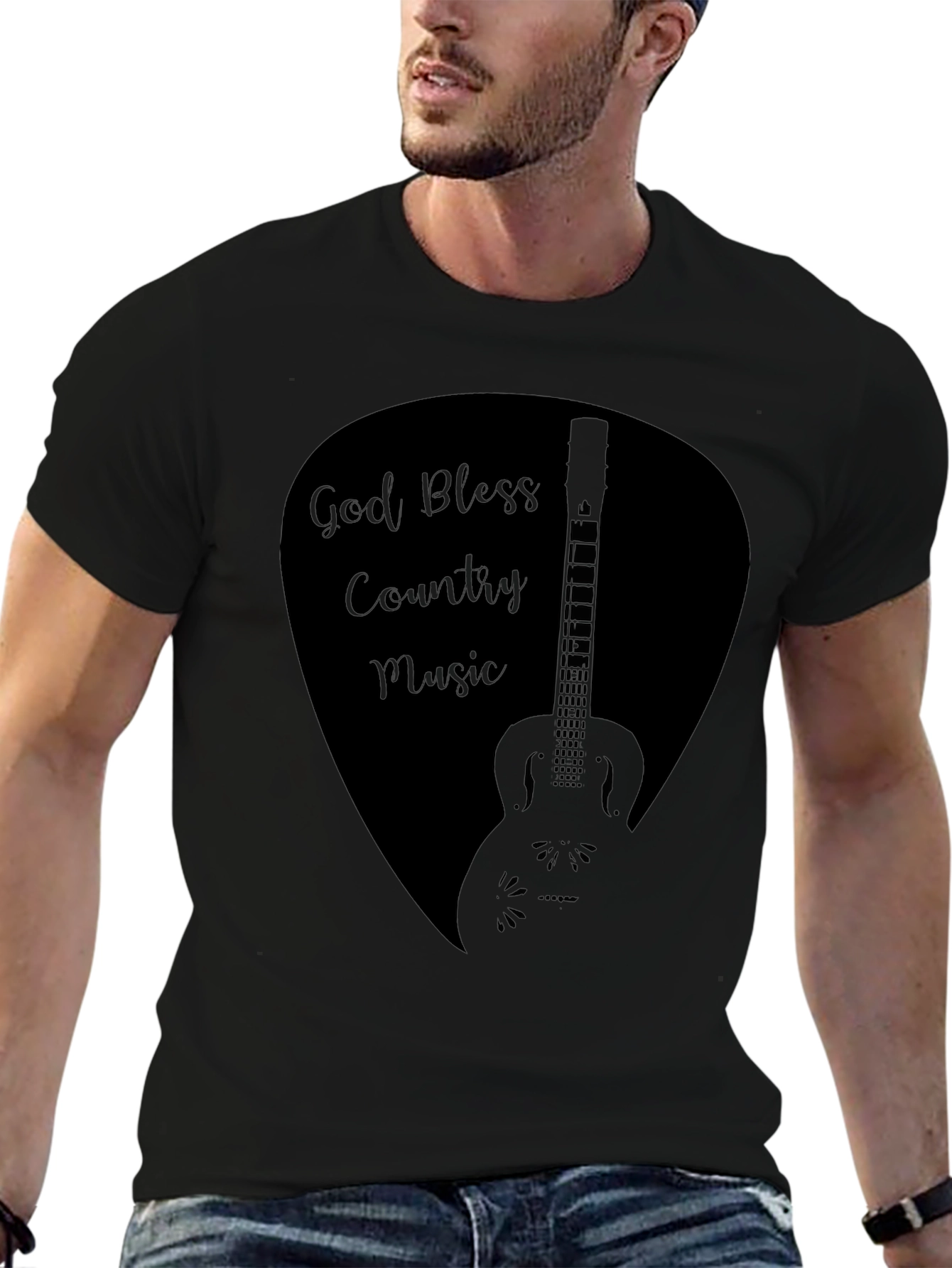 God Bless Country Music Graphic Tee